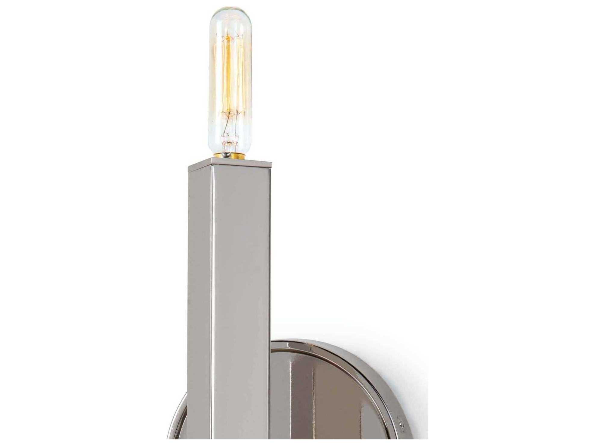 Regina Andrew Viper 2-Light Polished Nickel Wall Sconce