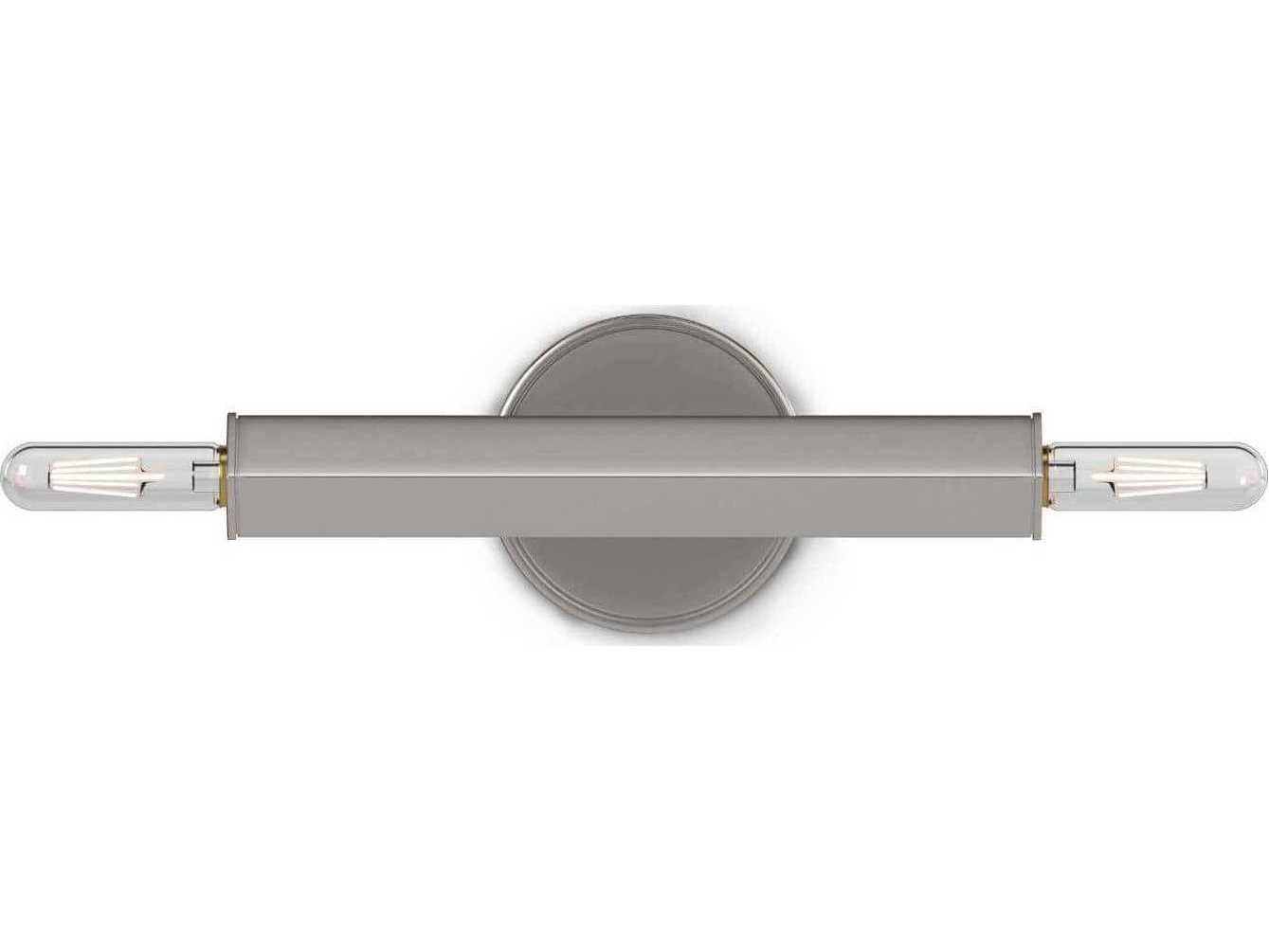 Regina Andrew Viper 2-Light Polished Nickel Wall Sconce