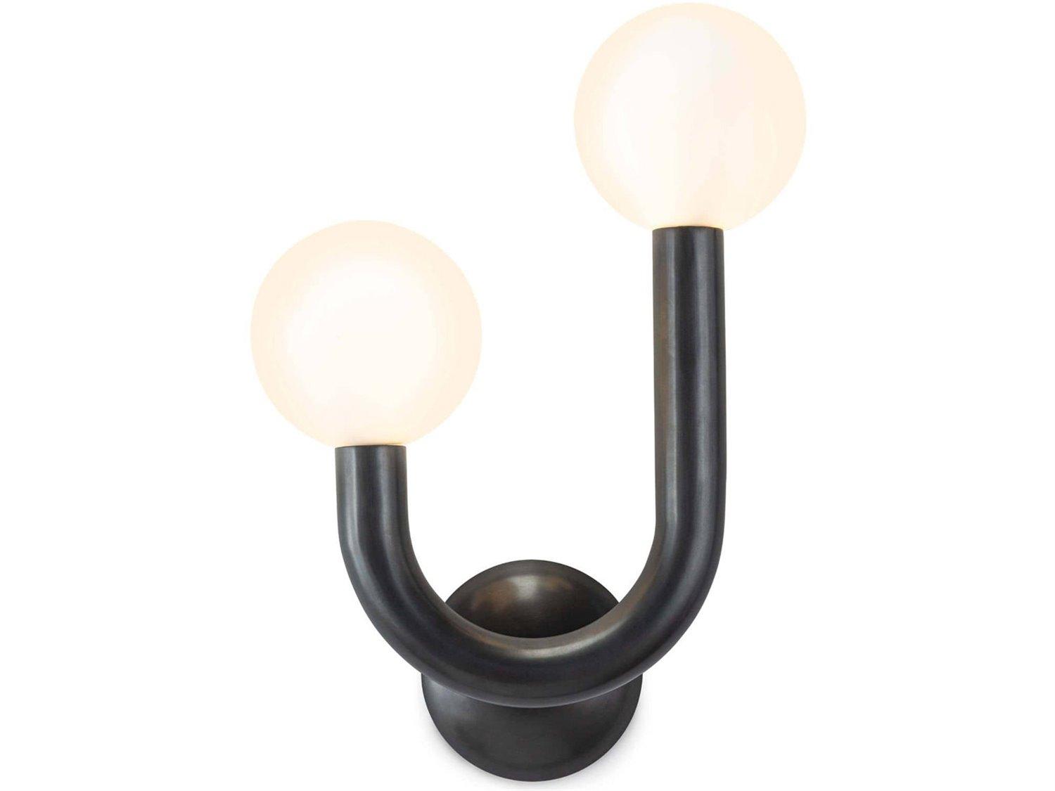 Regina Andrew Happy 2-Light Oil Rubbed Bronze Glass LED Wall Sconce