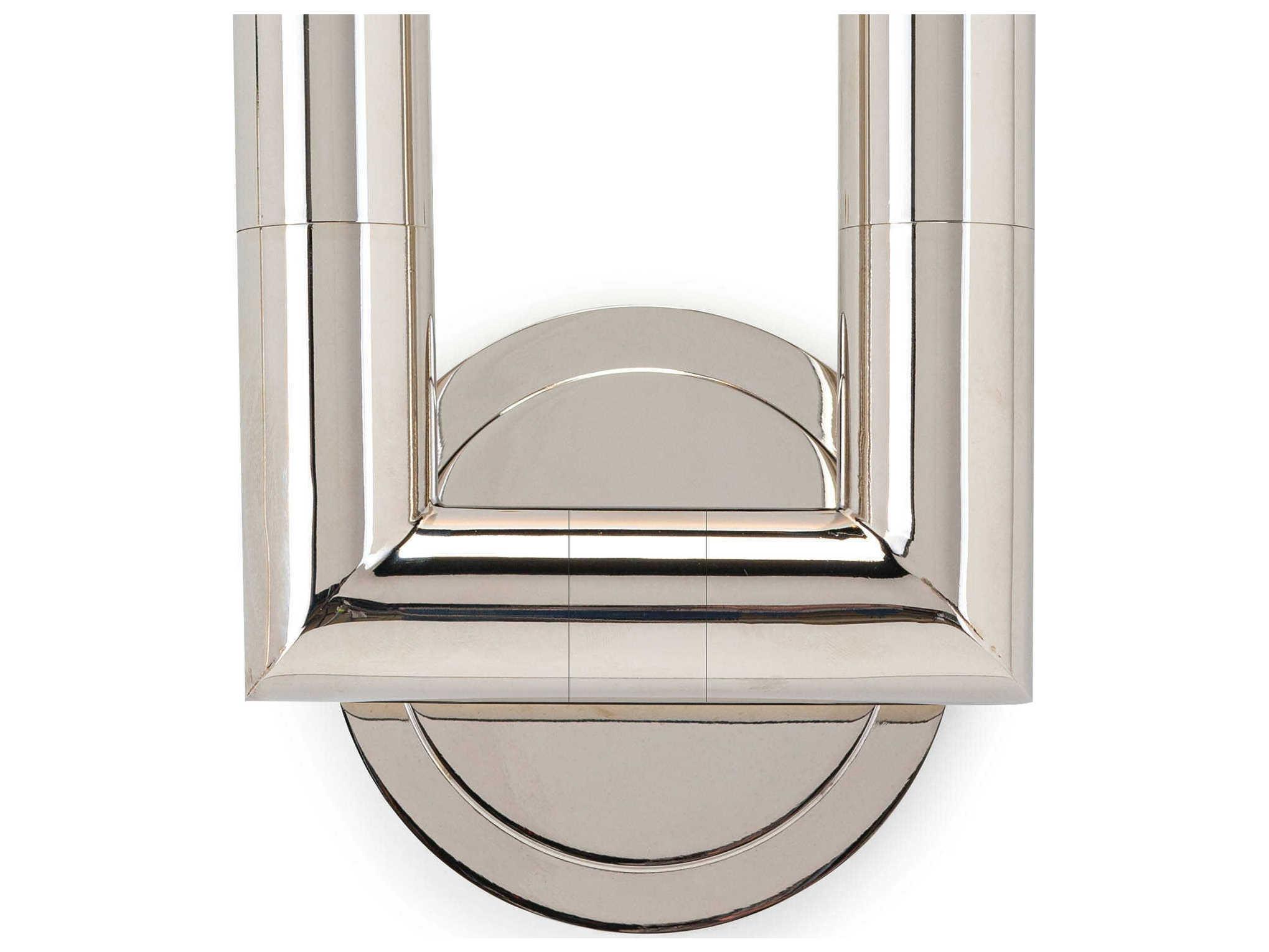 Regina Andrew Wolfe 2-Light Polished Nickel Wall Sconce