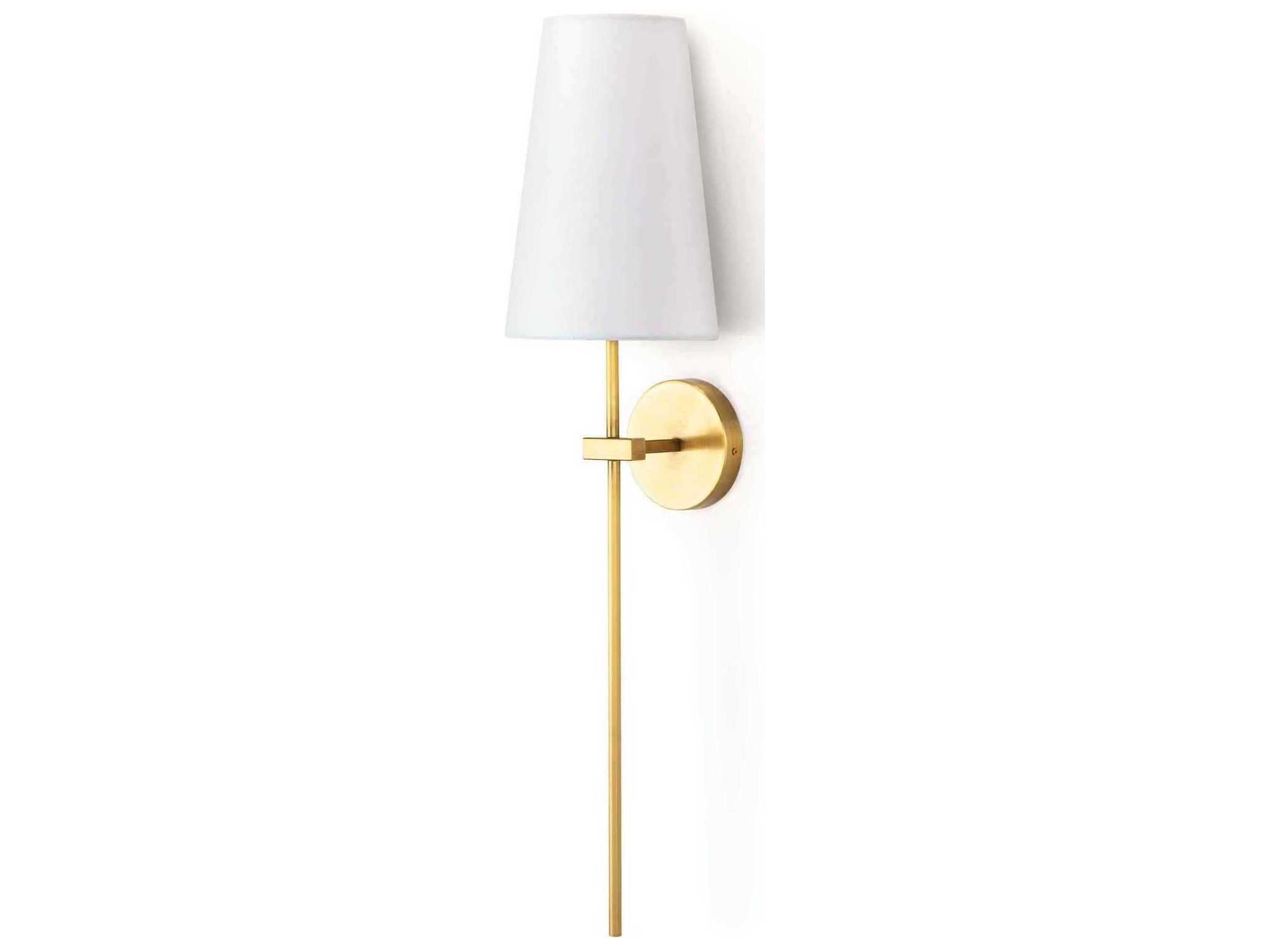 Regina Andrew 1-Light Natural Brass Wall Sconce