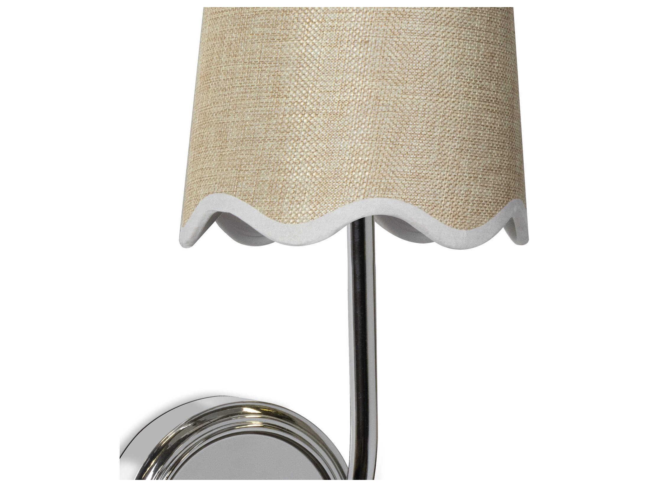 Regina Andrew 1-Light Polished Nickel Wall Sconce