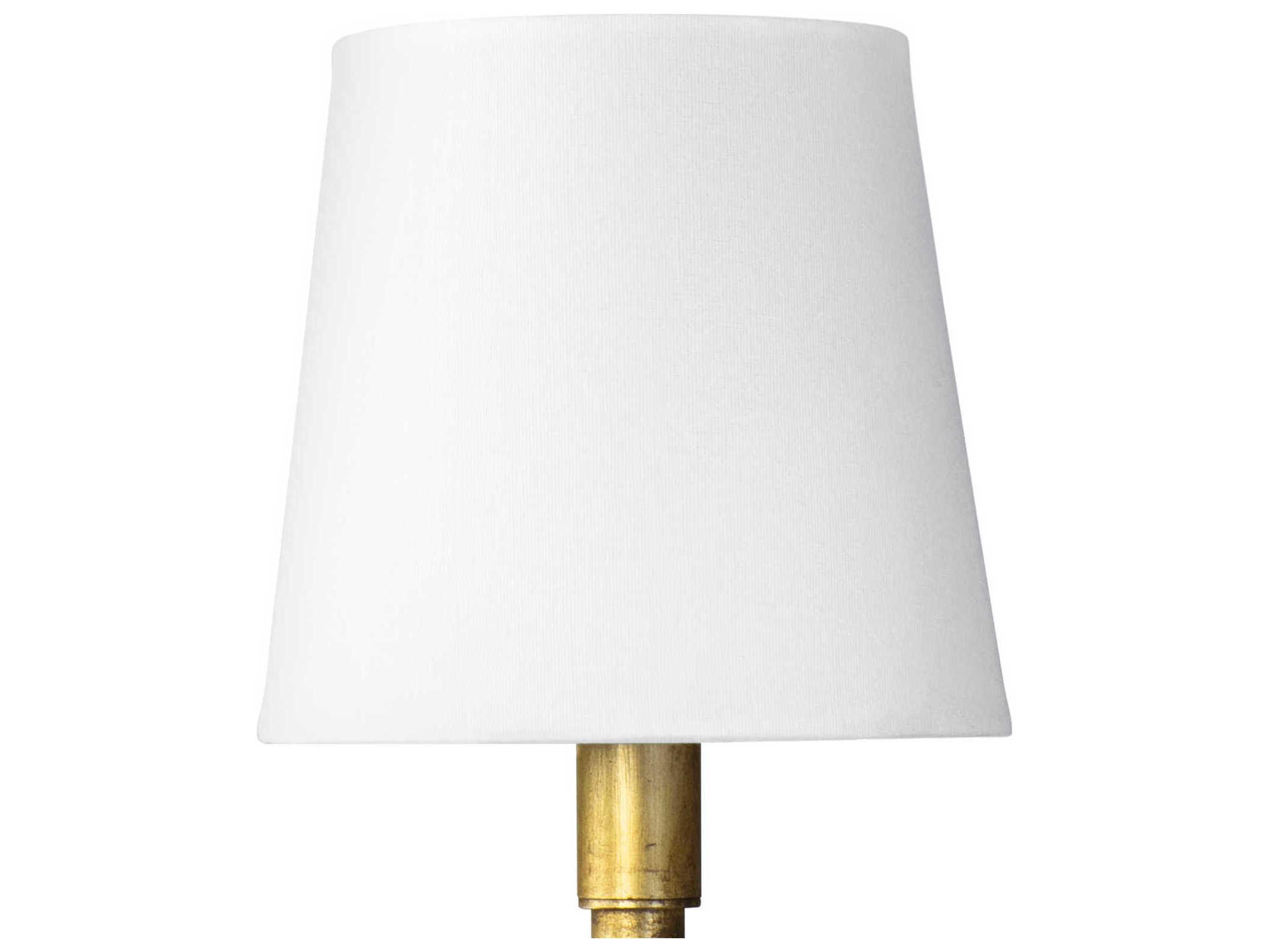 Regina Andrew Auburn 1-Light Gold Leaf Polished Brass Crystal Wall Sconce