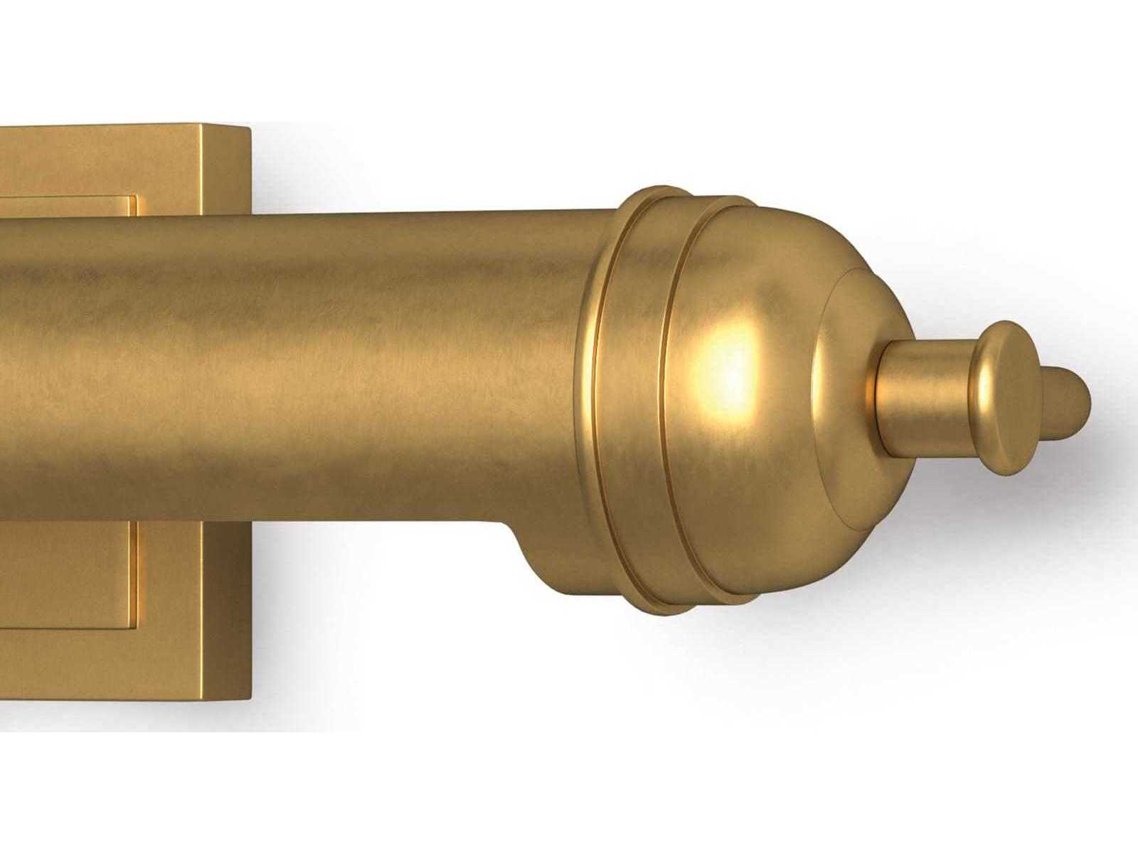 Regina Andrew Devon 2-Light Natural Brass Picture Light