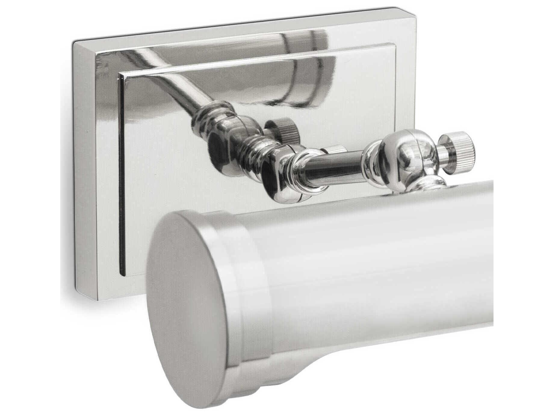 Regina Andrew Tate 1-Light Polished Nickel Picture Light