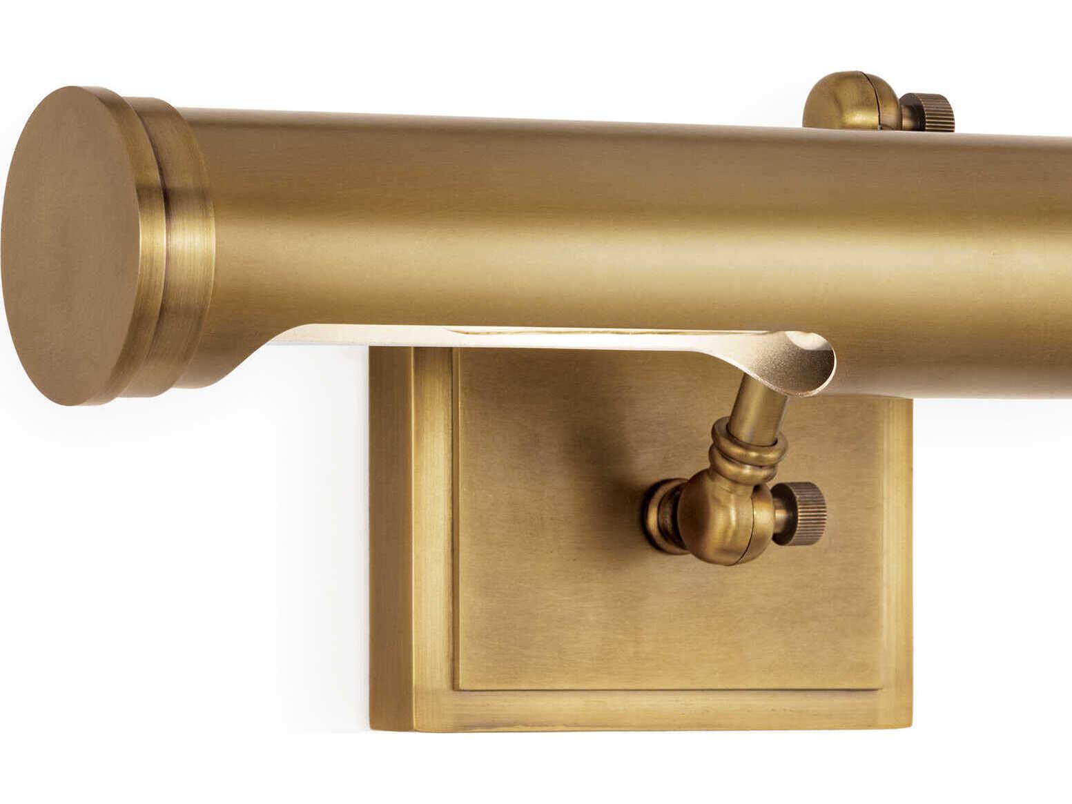 Regina Andrew Tate 2-Light Natural Brass Picture Light
