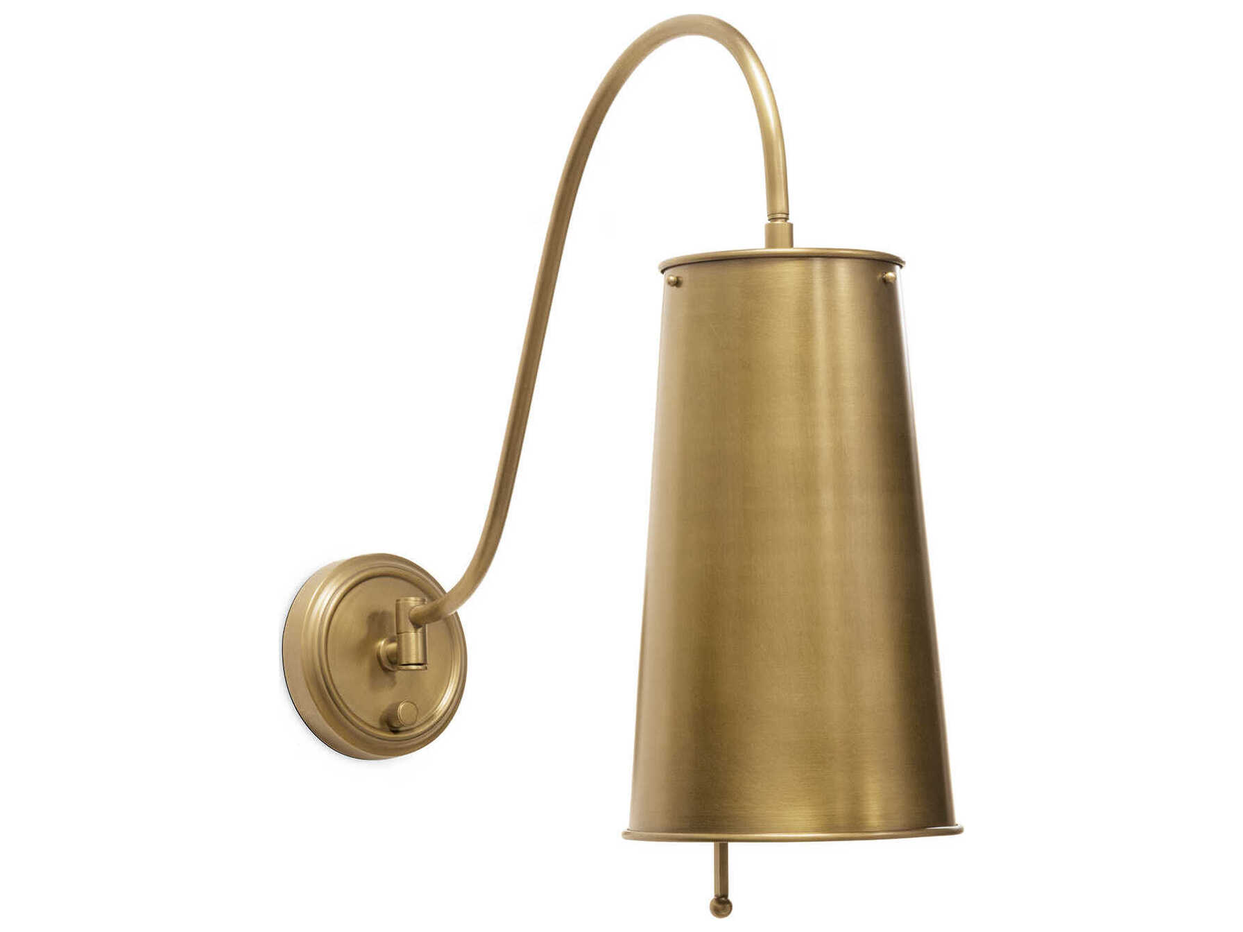 Regina Andrew Hattie 1-Light Natural Brass Wall Sconce