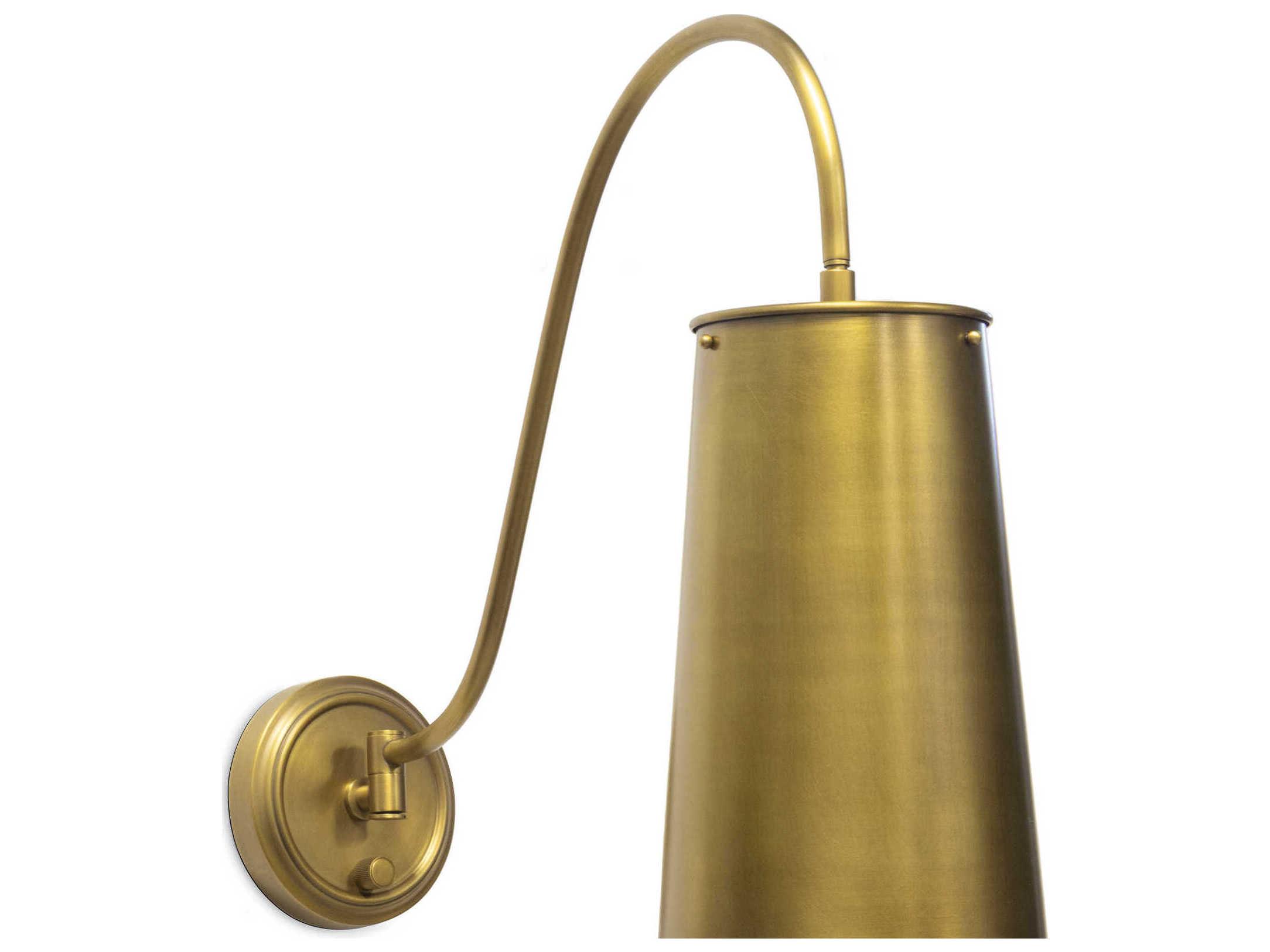 Regina Andrew Hattie 1-Light Natural Brass Wall Sconce