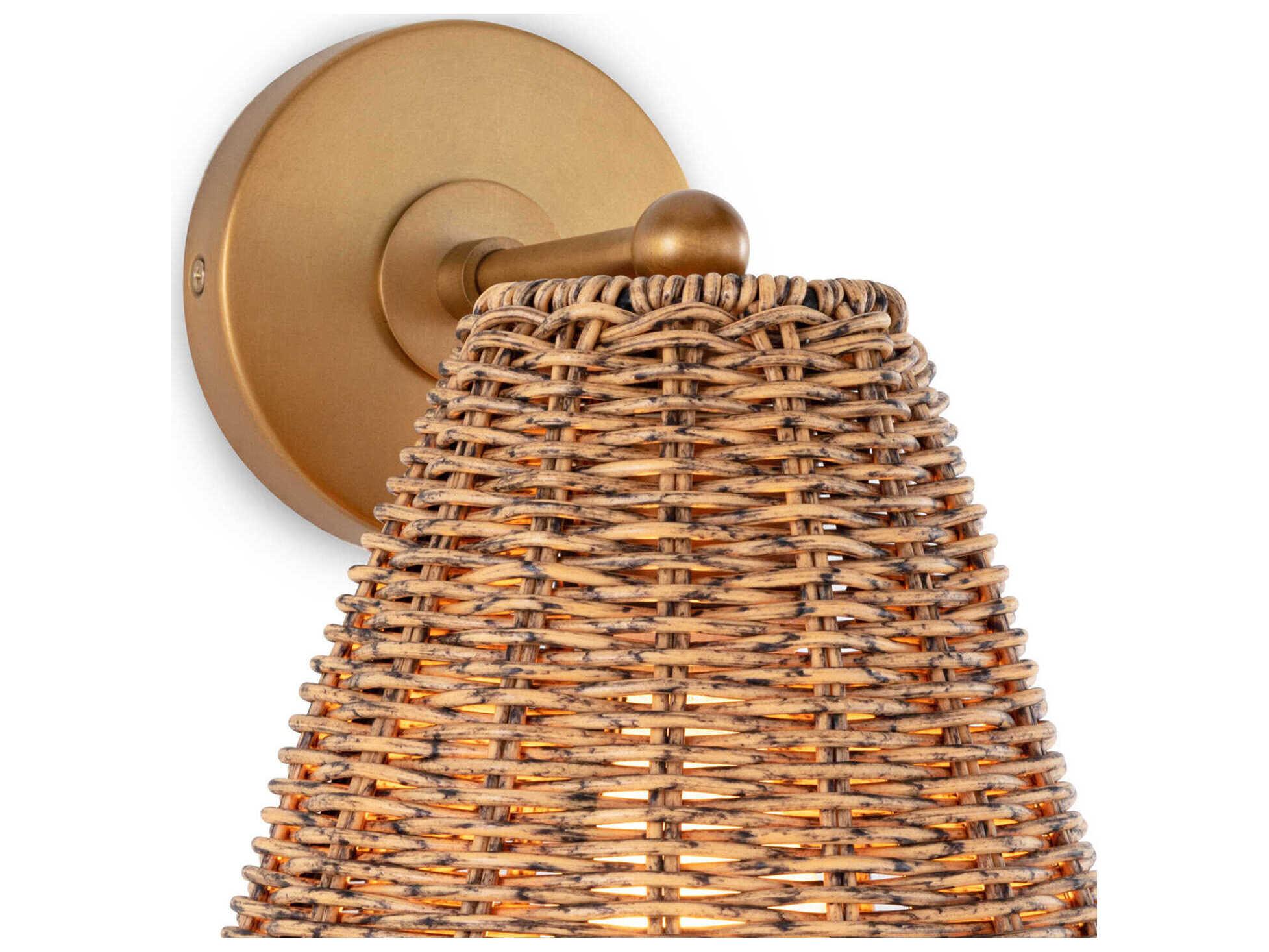 Regina Andrew 1-Light Natural Brown Wall Sconce