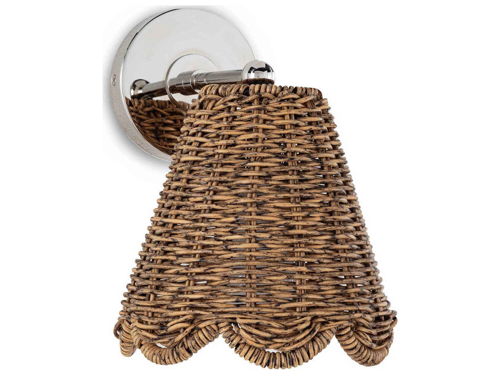 Regina Andrew 1-Light Natural Nickel Wall Sconce