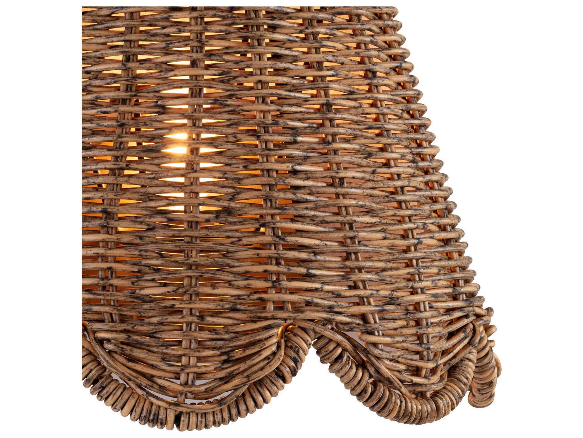 Regina Andrew 1-Light Natural Brown Wall Sconce