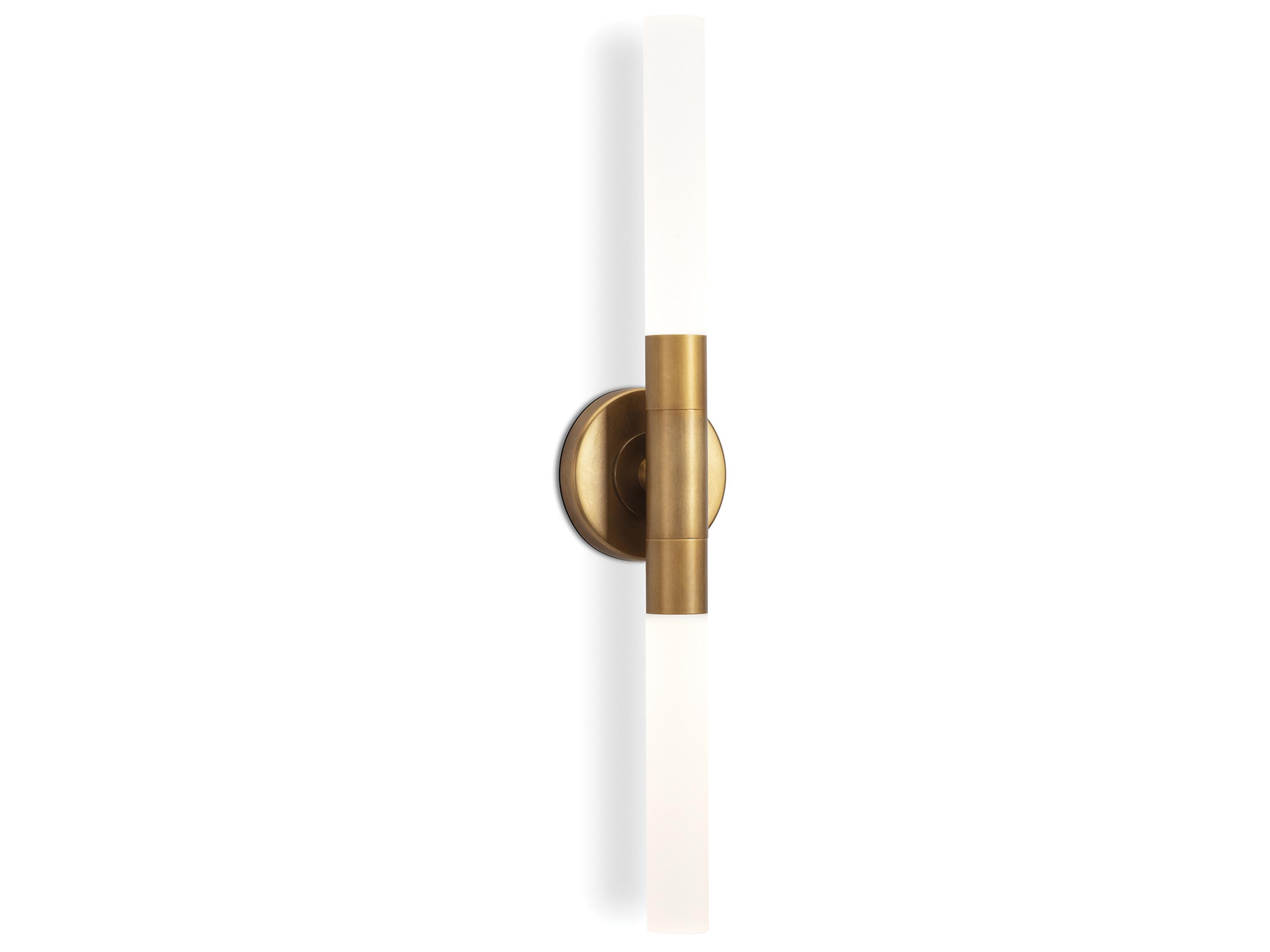 Regina Andrew Wick 2-Light Natural Brass Wall Sconce