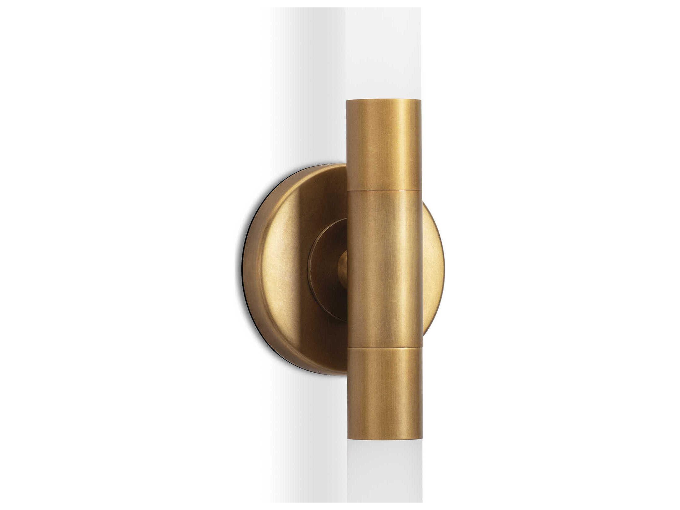 Regina Andrew Wick 2-Light Natural Brass Wall Sconce
