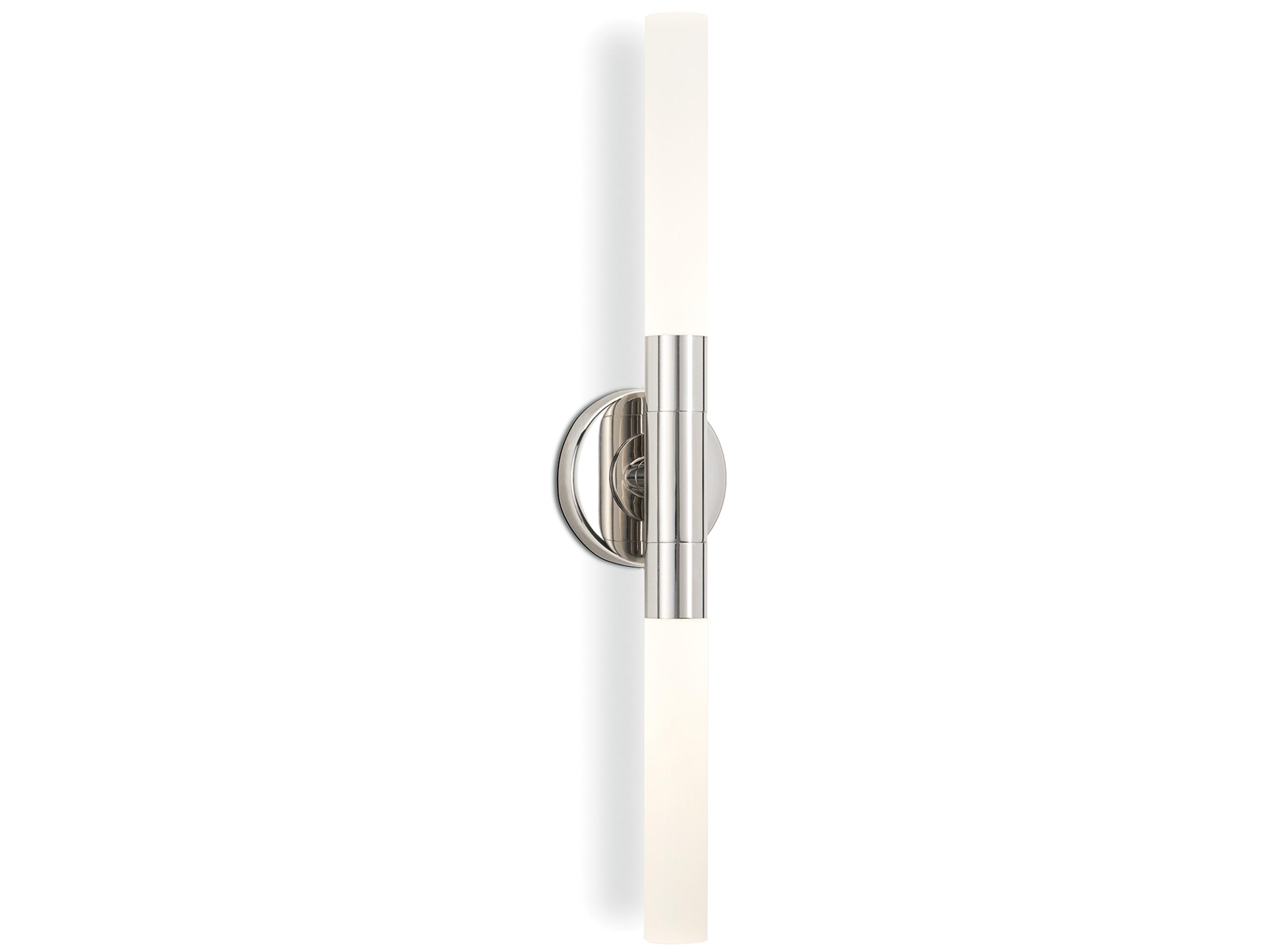Regina Andrew Wick 2-Light Polished Nickel Wall Sconce