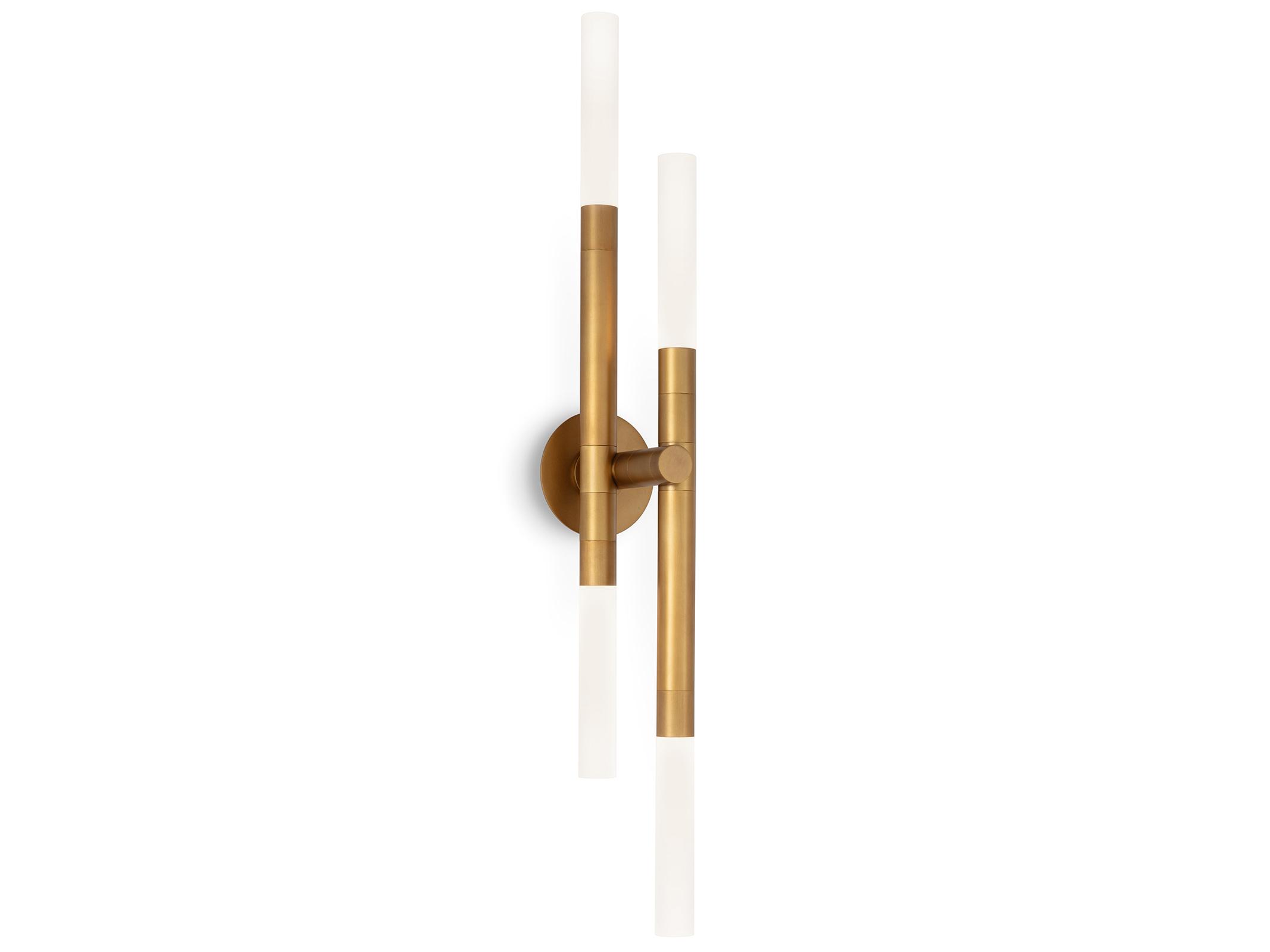 Regina Andrew Cass 4-Light Natural Brass Wall Sconce