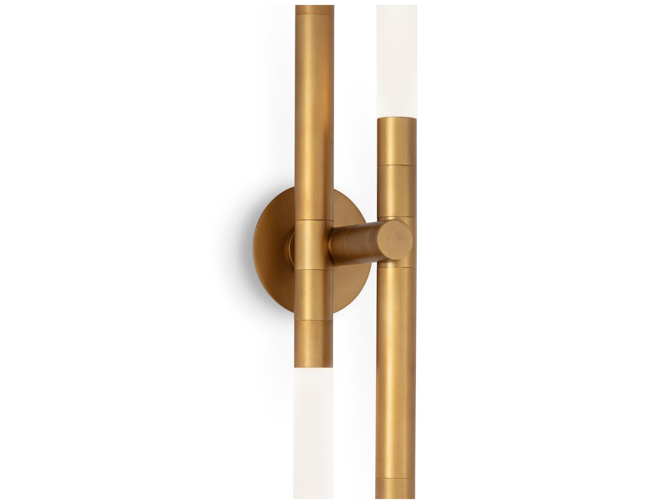 Regina Andrew Cass 4-Light Natural Brass Wall Sconce