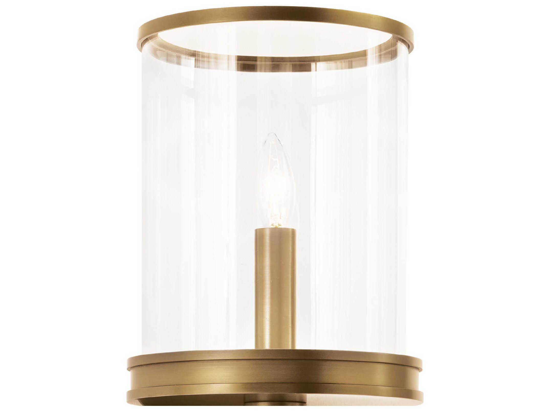 Regina Andrew Adria 1-Light Natural Brass Wall Sconce