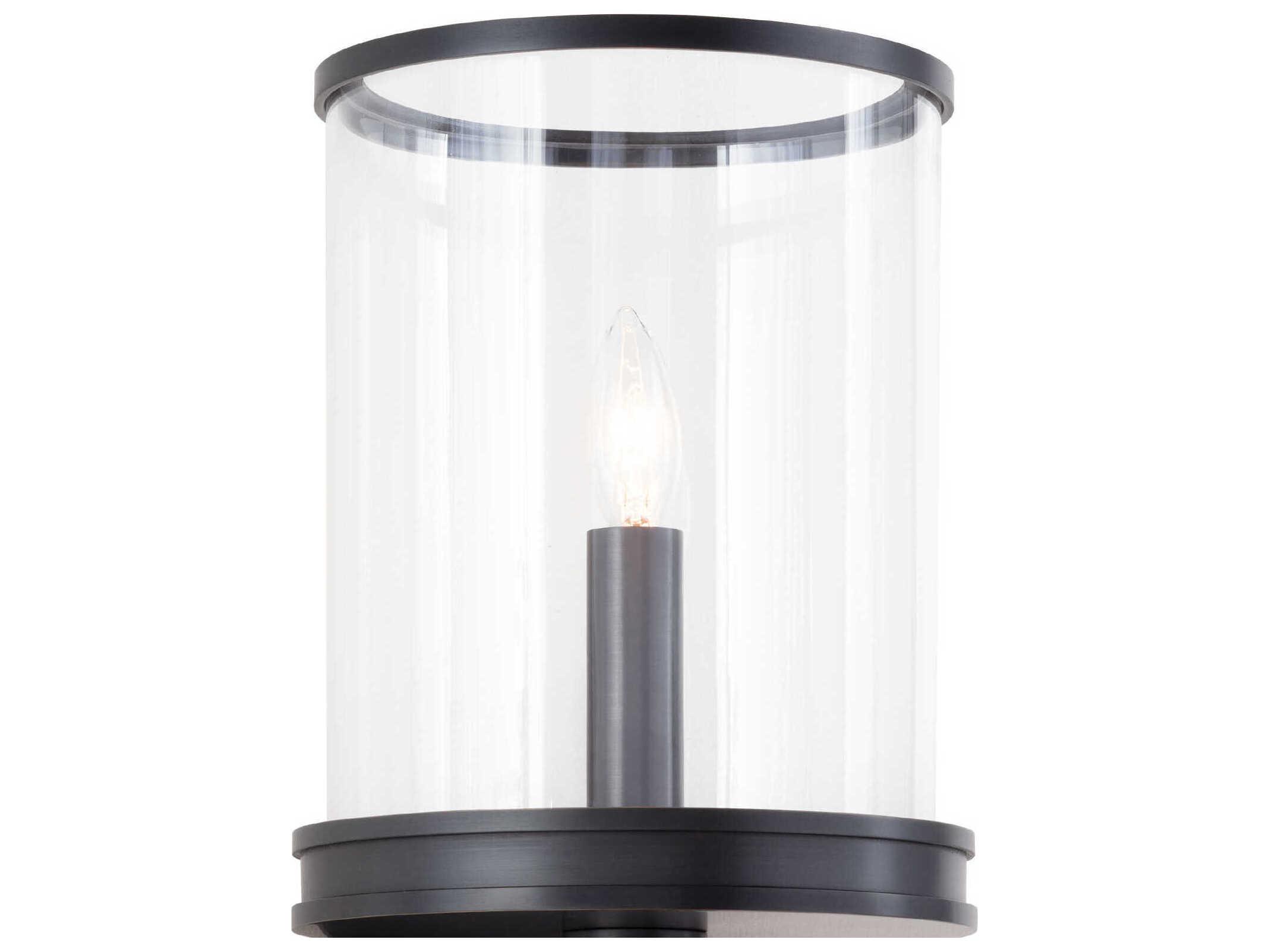 Regina Andrew Adria 1-Light Oil Rubbed Bronze Glass Wall Sconce