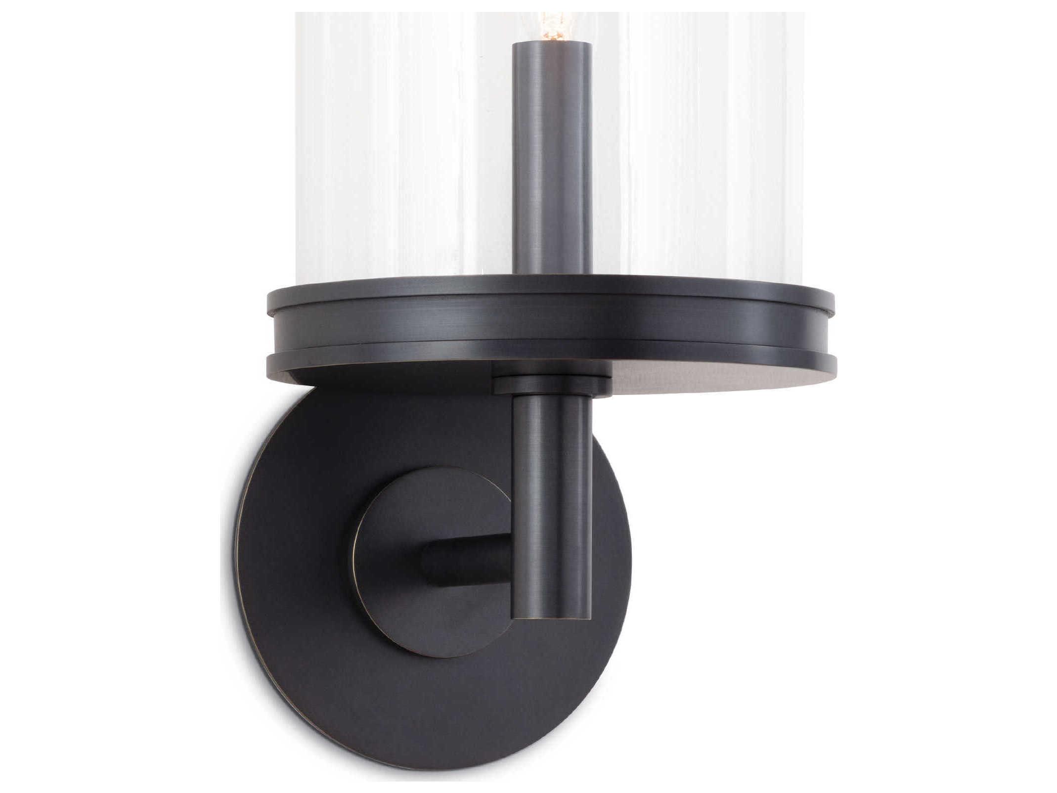 Regina Andrew Adria 1-Light Oil Rubbed Bronze Glass Wall Sconce