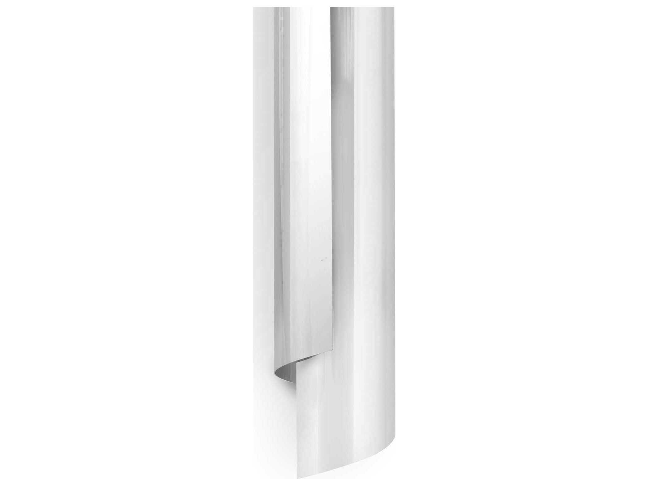 Regina Andrew Flute 2-Light Polished Nickel Wall Sconce