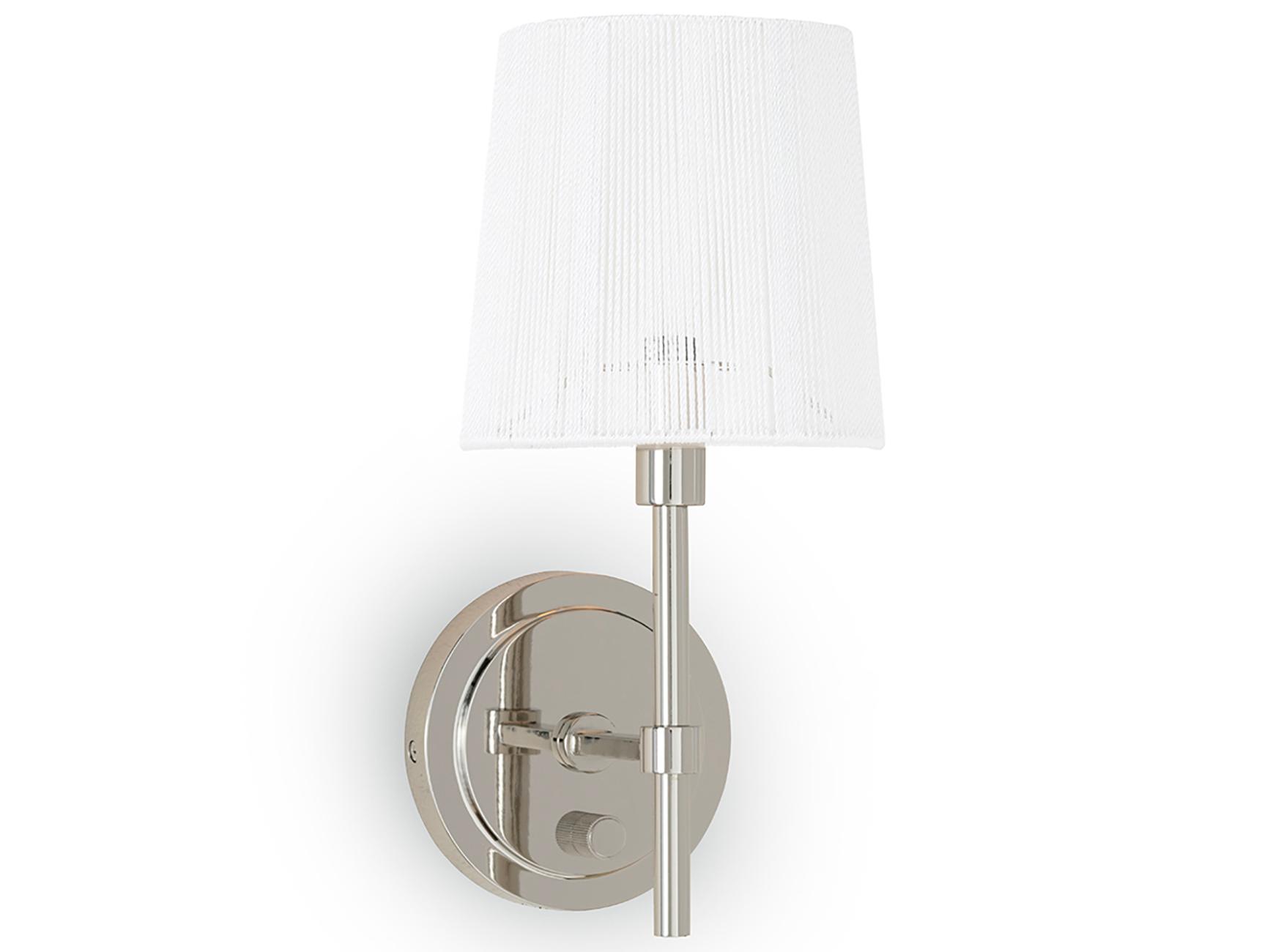 Regina Andrew 1-Light Polished Nickel Wall Sconce