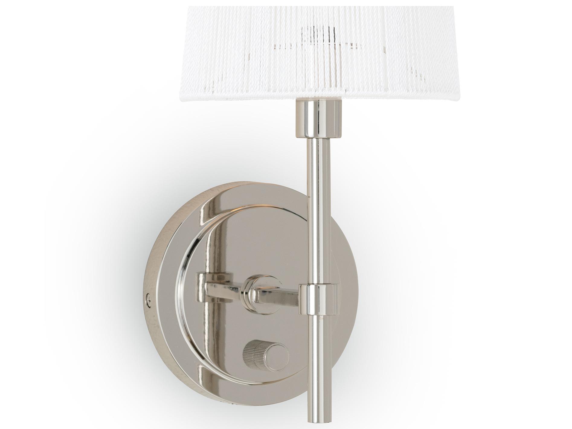 Regina Andrew 1-Light Polished Nickel Wall Sconce