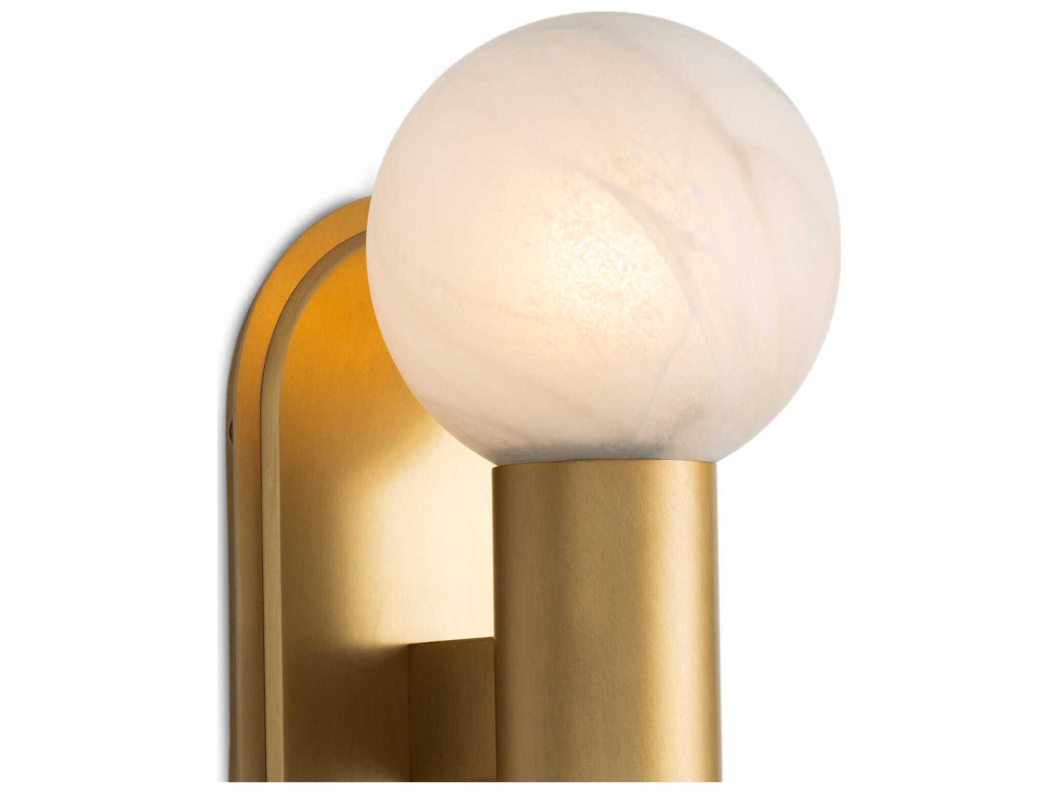 Regina Andrew Dion 1-Light Natural Brass Wall Sconce