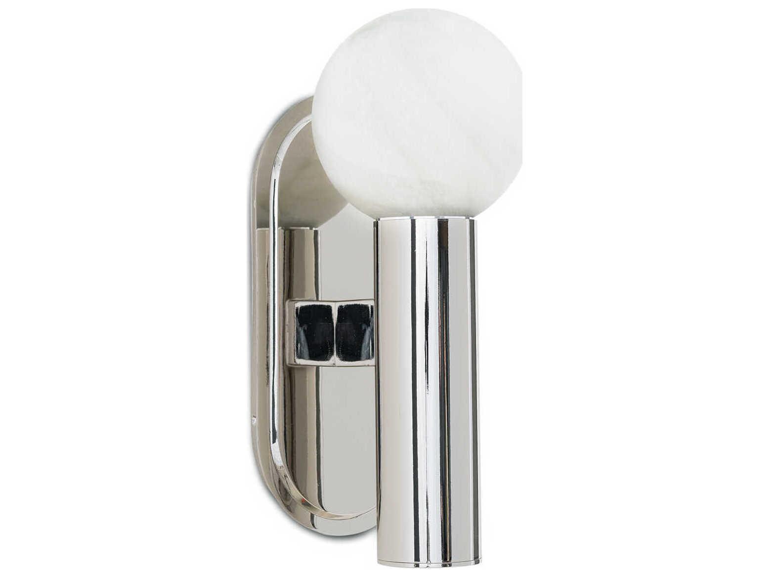 Regina Andrew Dion 1-Light Polished Nickel Wall Sconce