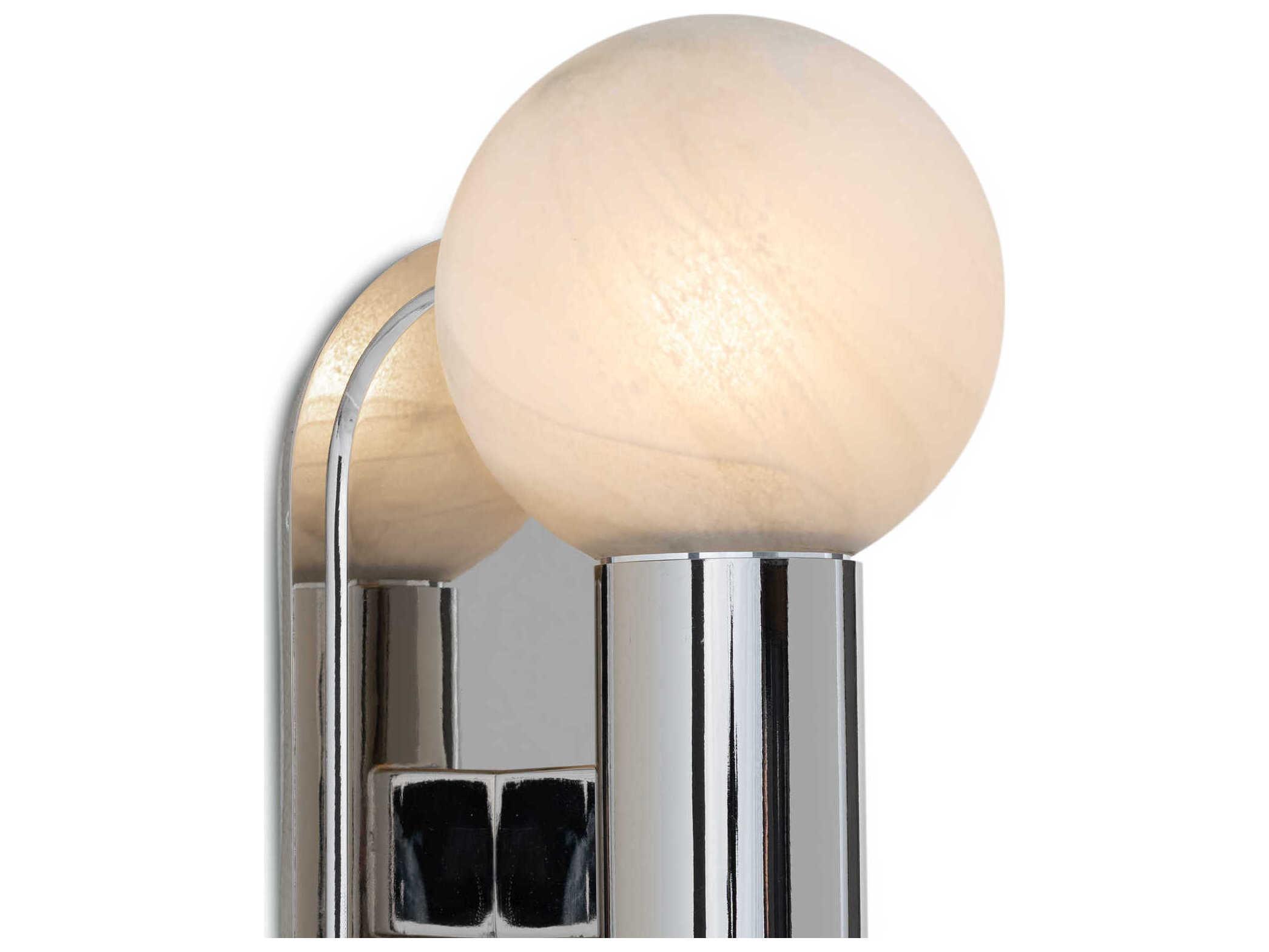 Regina Andrew Dion 1-Light Polished Nickel Wall Sconce