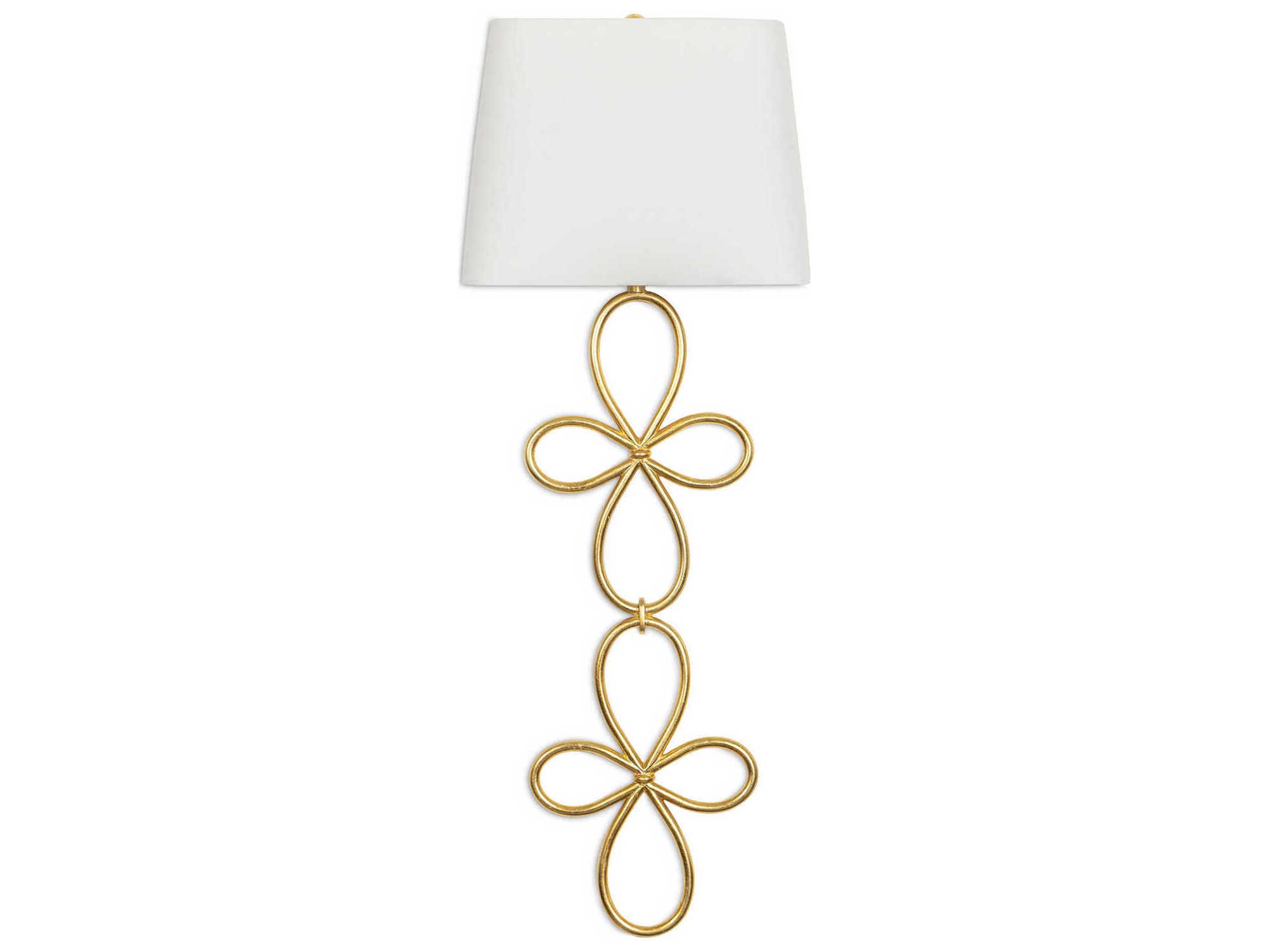 Regina Andrew Minuet 1-Light Gold Leaf Wall Sconce
