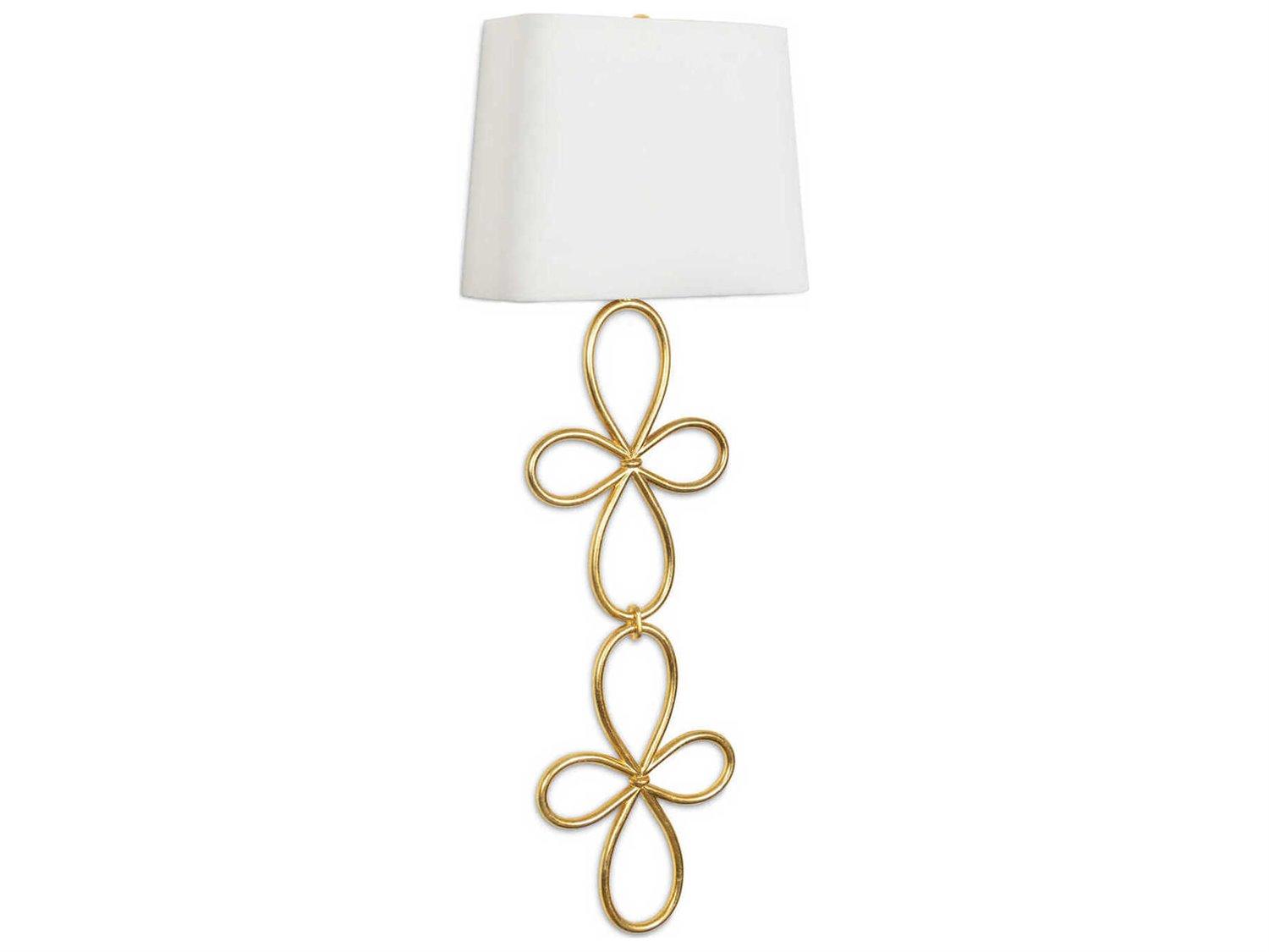 Regina Andrew Minuet 1-Light Gold Leaf Wall Sconce