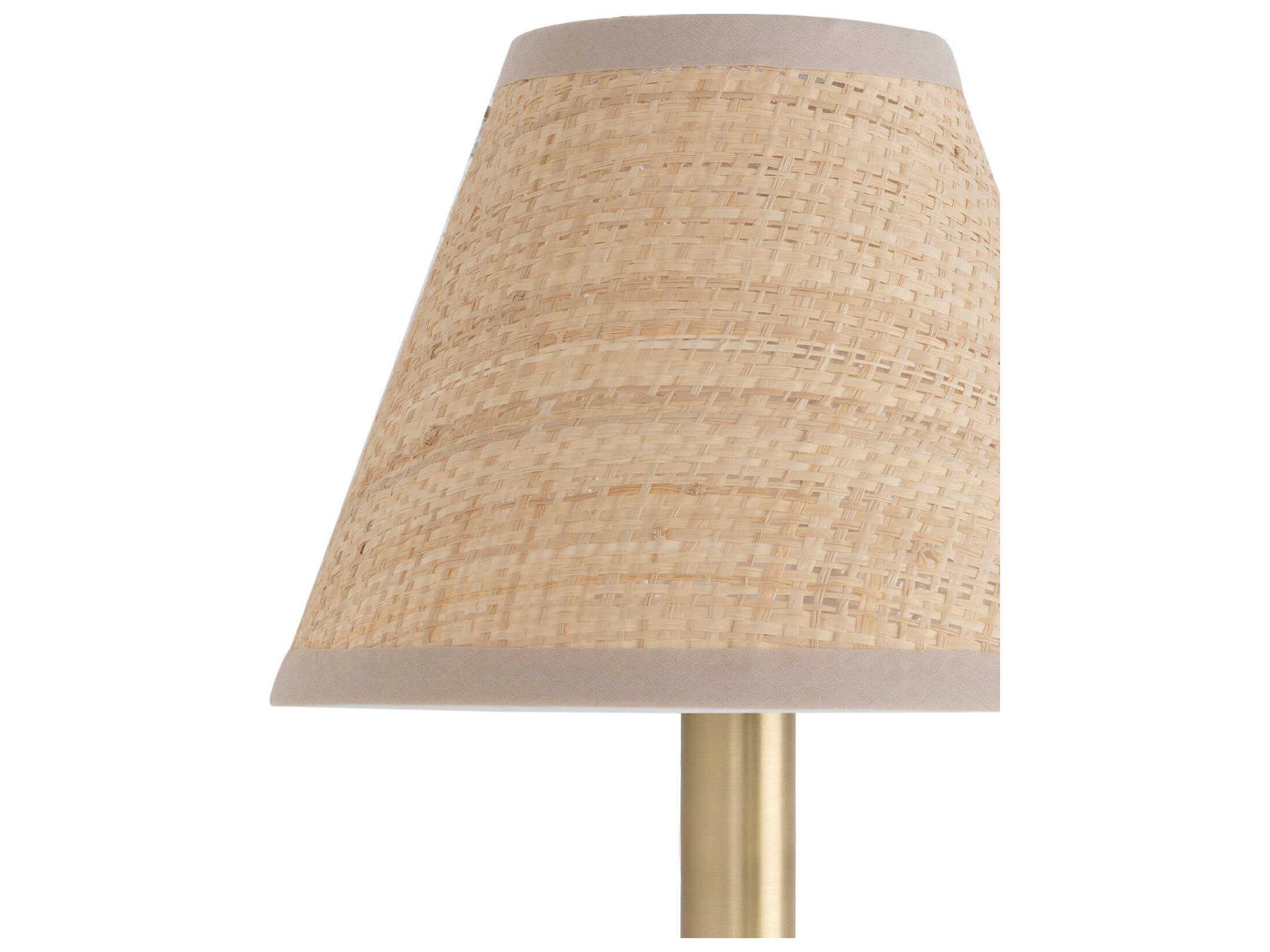 Regina Andrew Polly 1-Light Natural Brass Wall Sconce