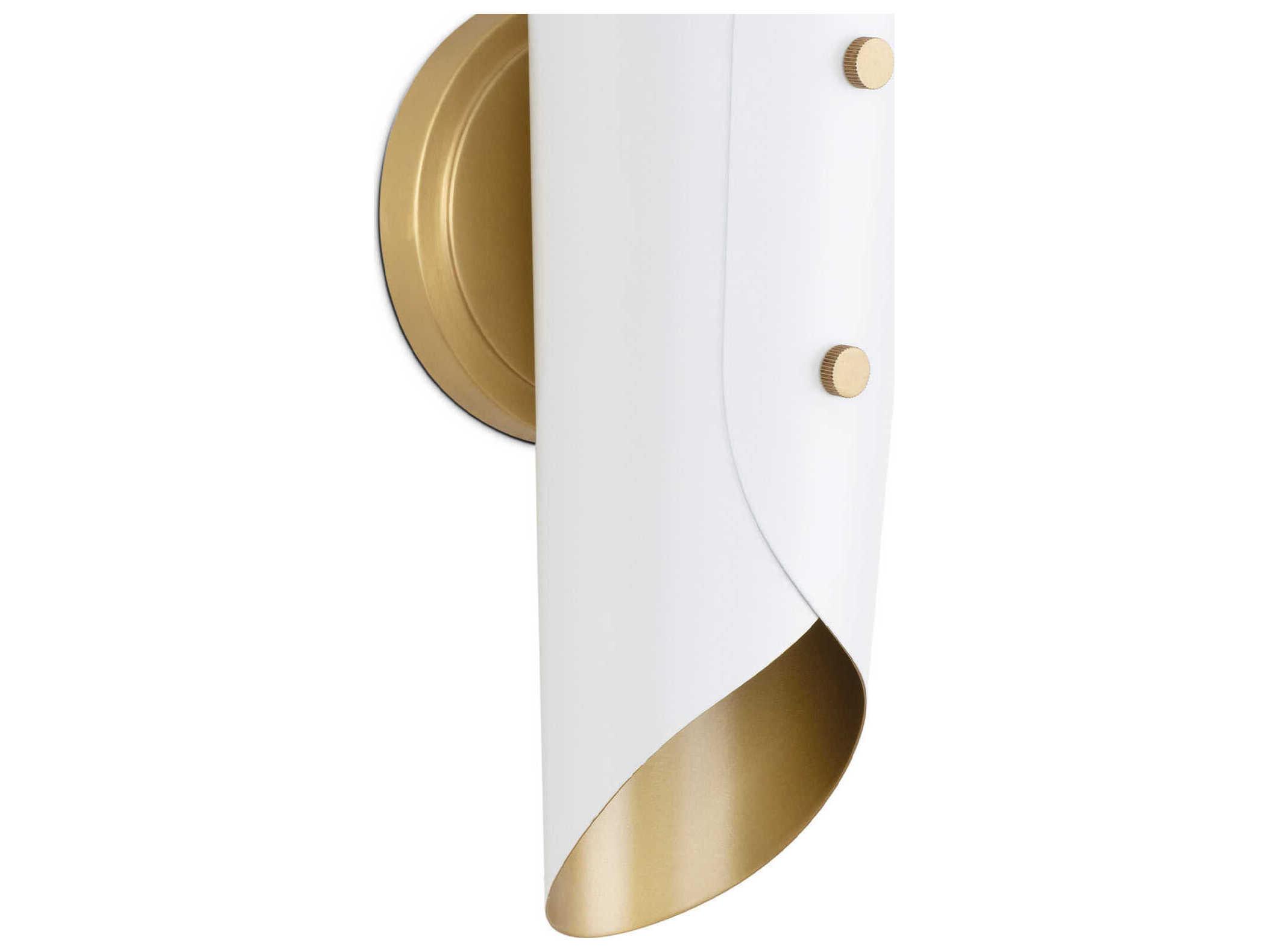 Regina Andrew Vest 2-Light White Wall Sconce