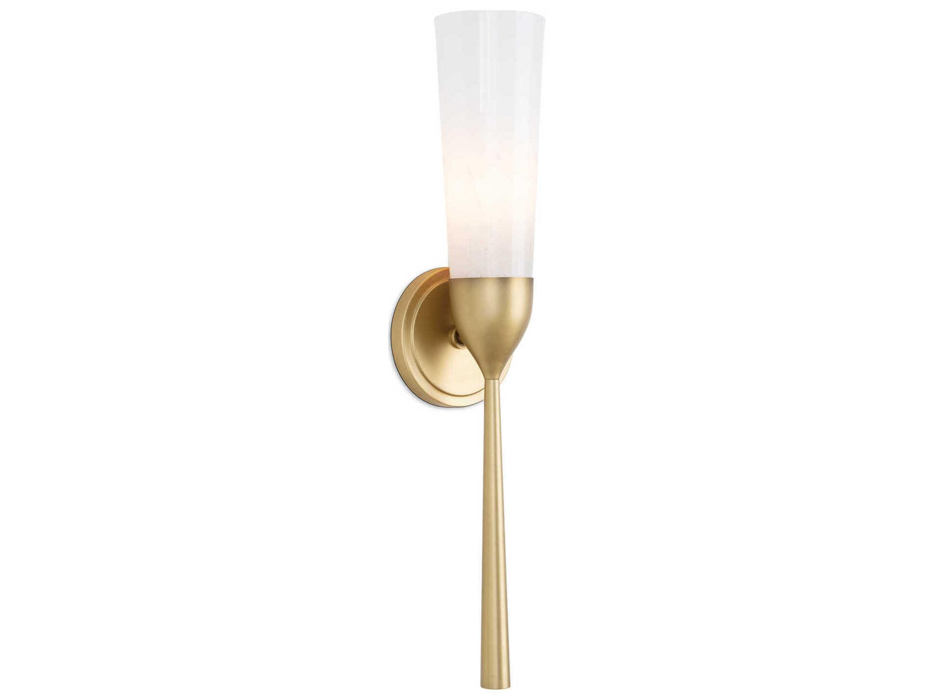 Regina Andrew Mousseaux 1-Light Natural Brass Wall Sconce