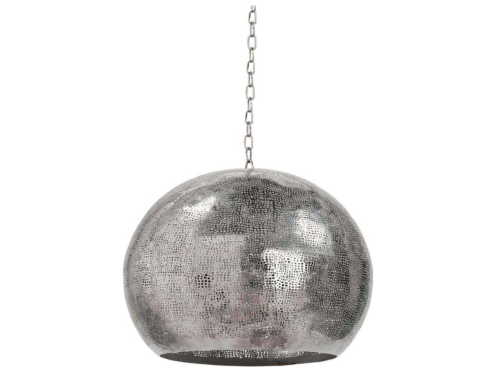 Regina Andrew 5-Light Polished Nickel Globe Pendant