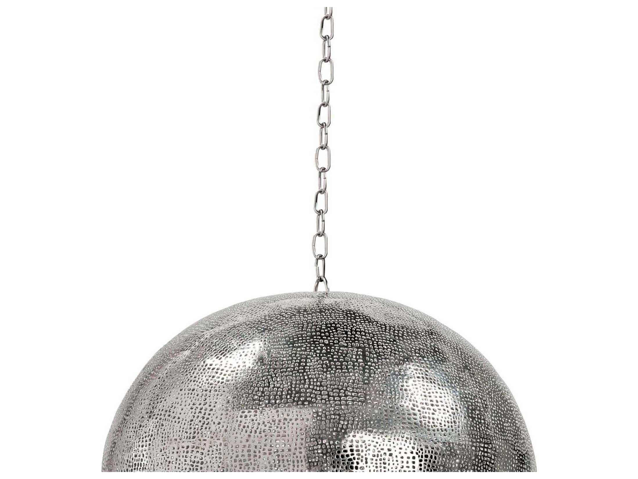 Regina Andrew 5-Light Polished Nickel Globe Pendant