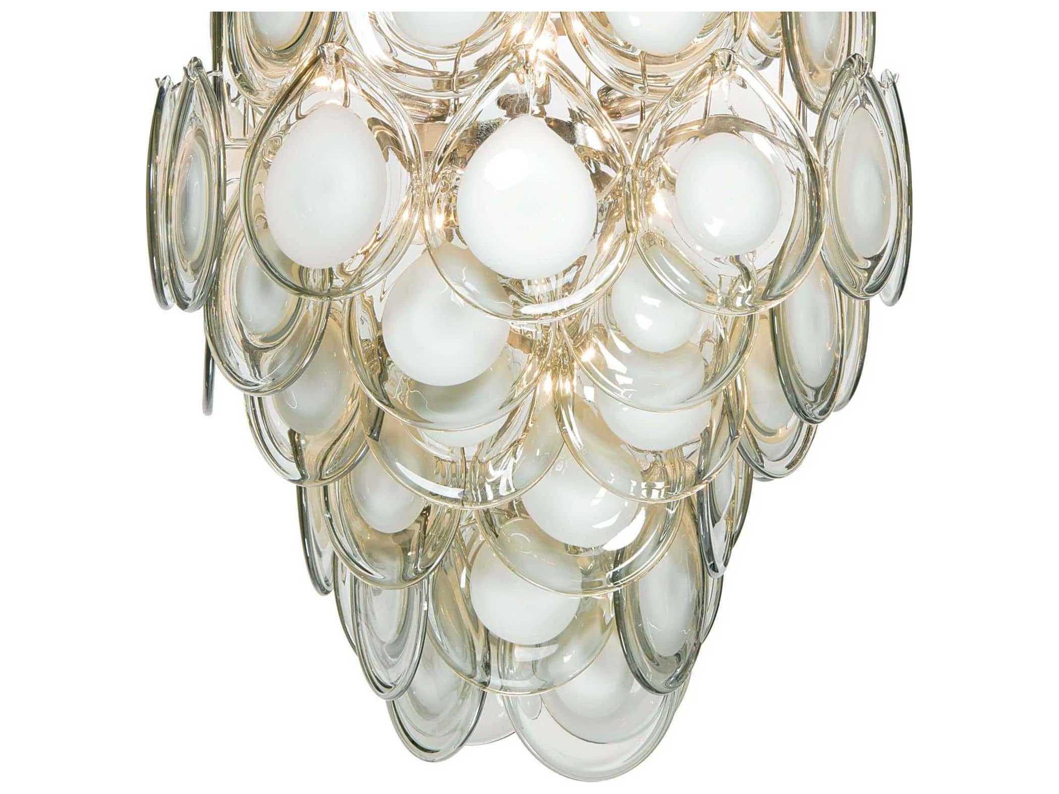 Regina Andrew 8-Light Grey Glass Chandelier