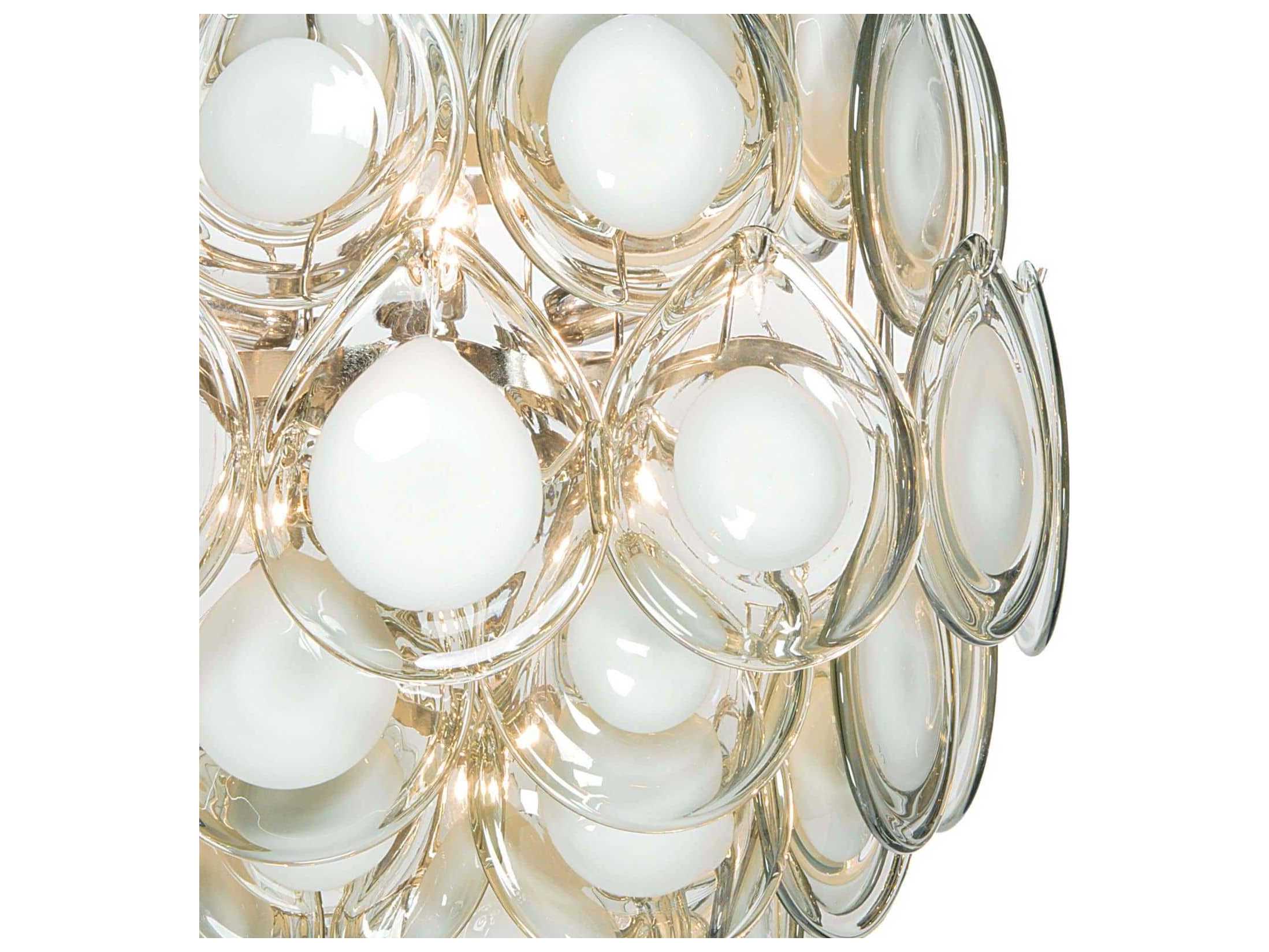Regina Andrew 8-Light Grey Glass Chandelier