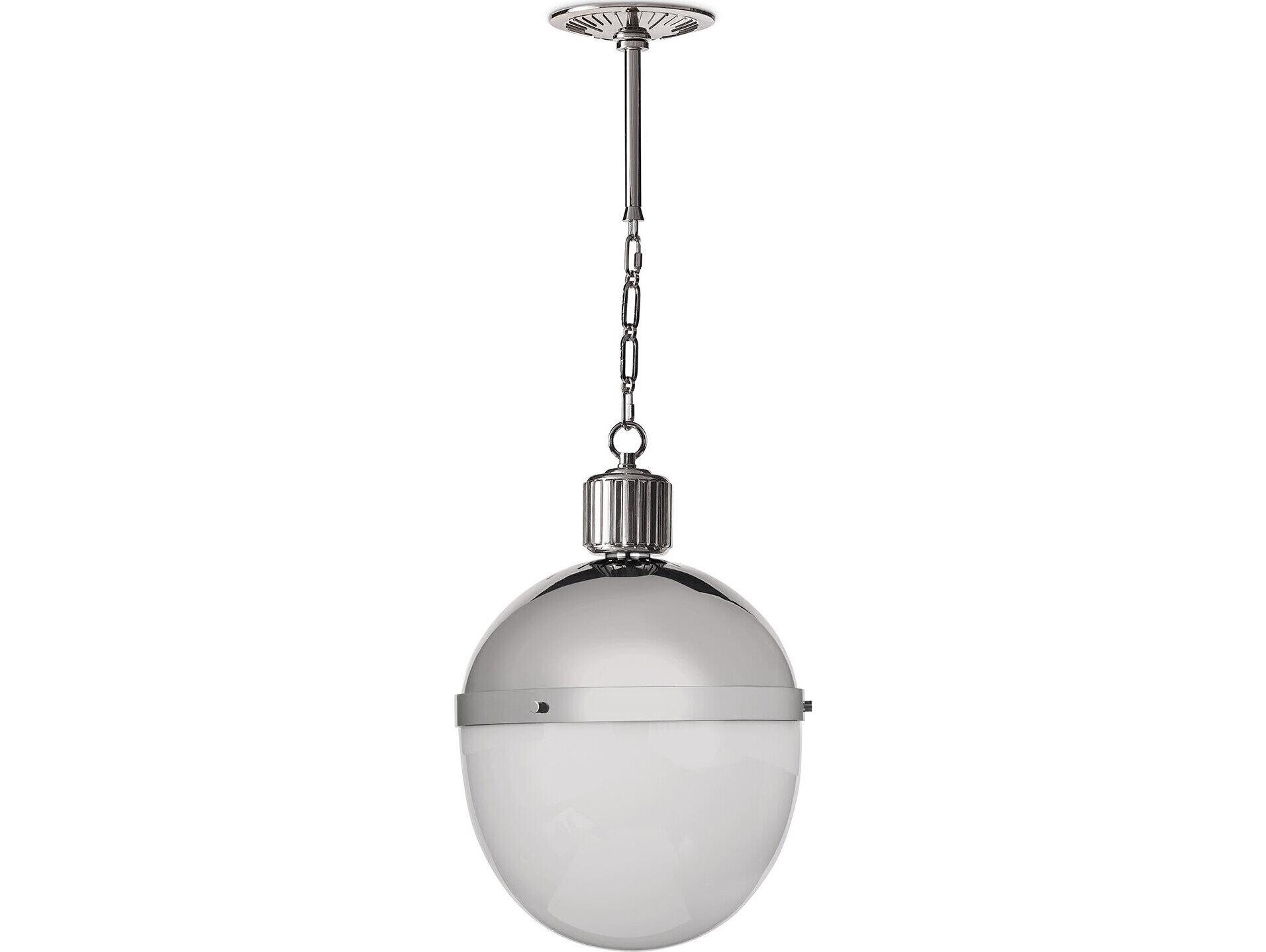 Regina Andrew Otis 1-Light Polished Nickel Pendant