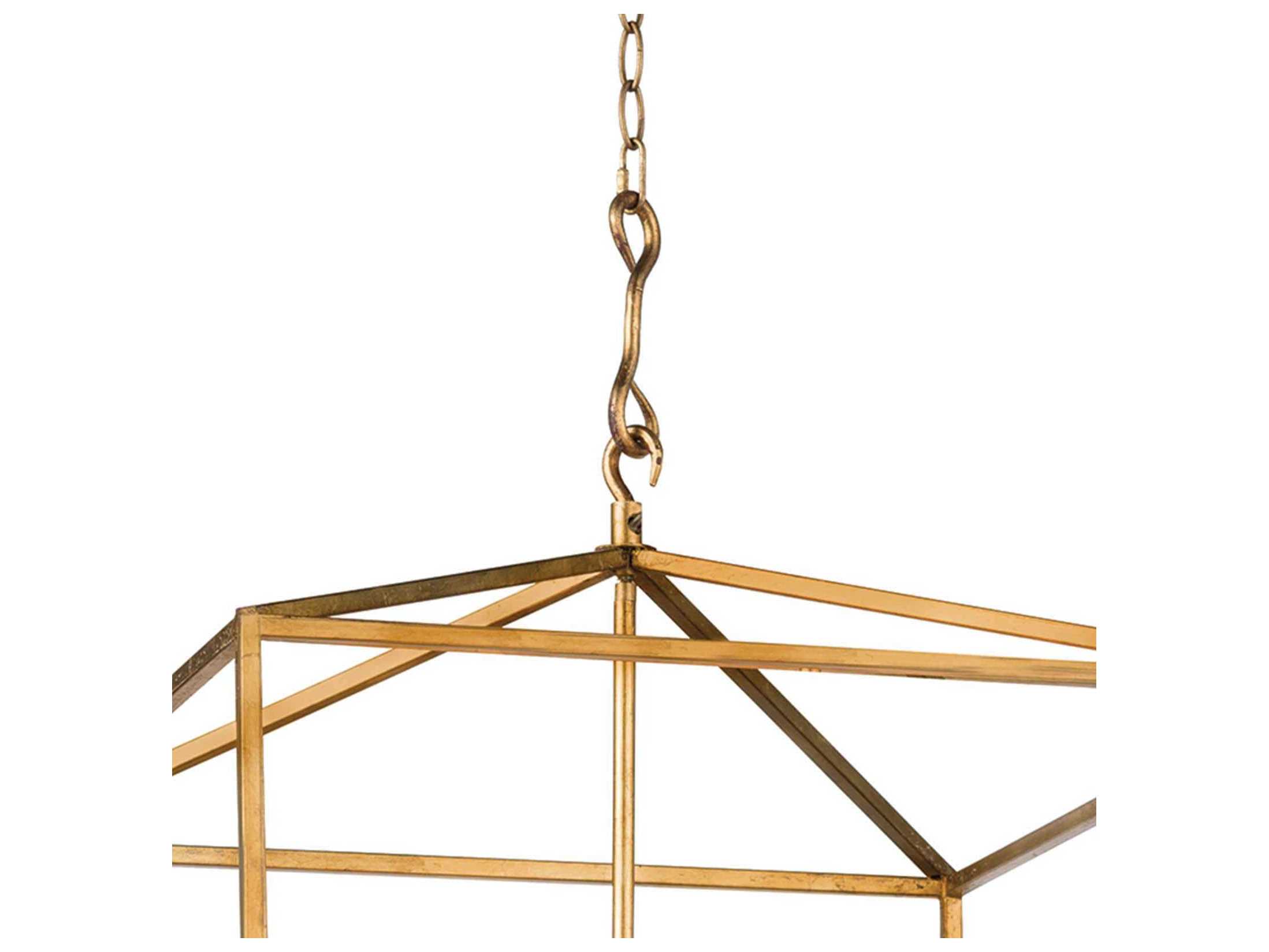 Regina Andrew Southern Living 8-Light Antique Gold Candelabra Chandelier