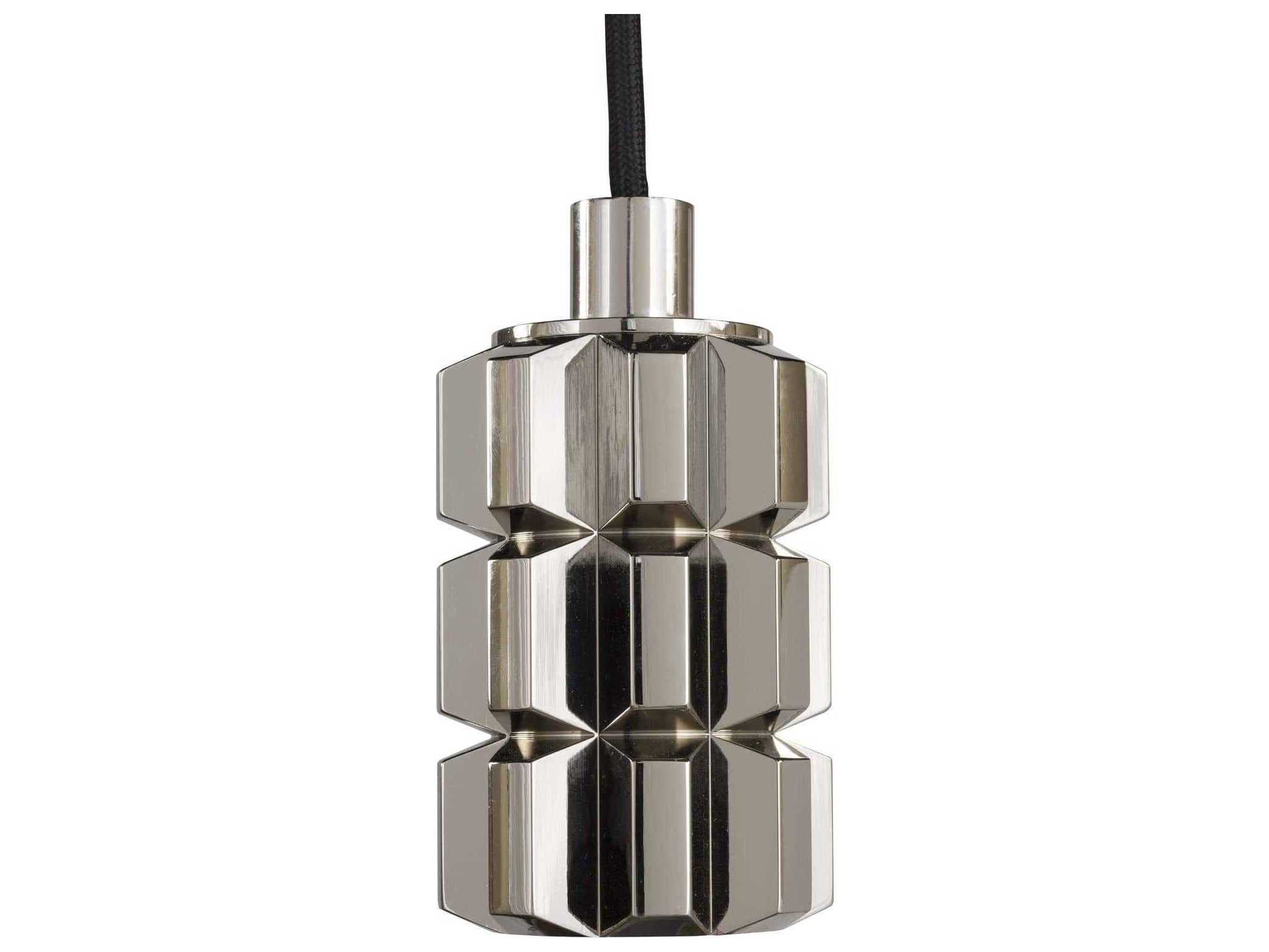 Regina Andrew Clive 1-Light Polished Nickel Mini Pendant
