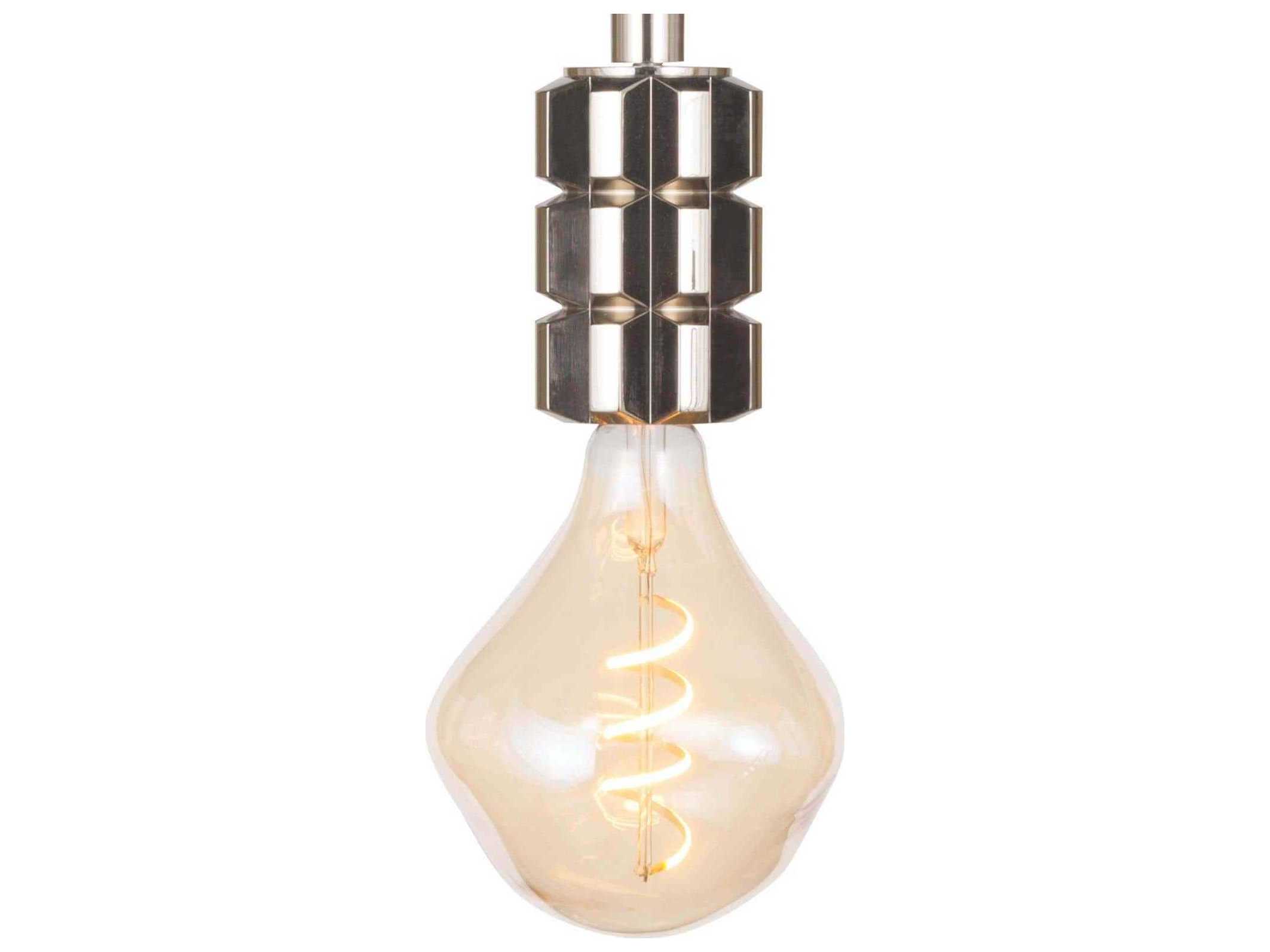 Regina Andrew Clive 1-Light Polished Nickel Mini Pendant