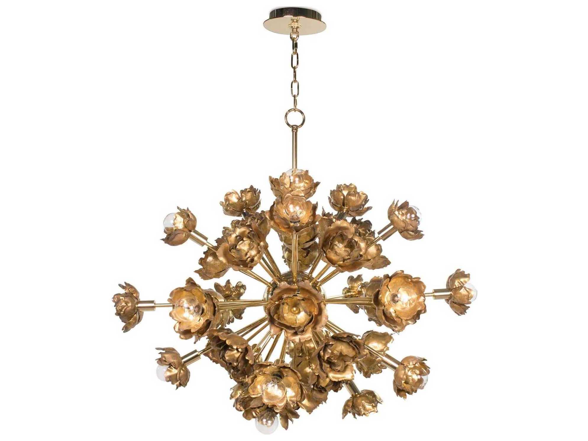 Regina Andrew Adeline 22-Light Gold Chandelier