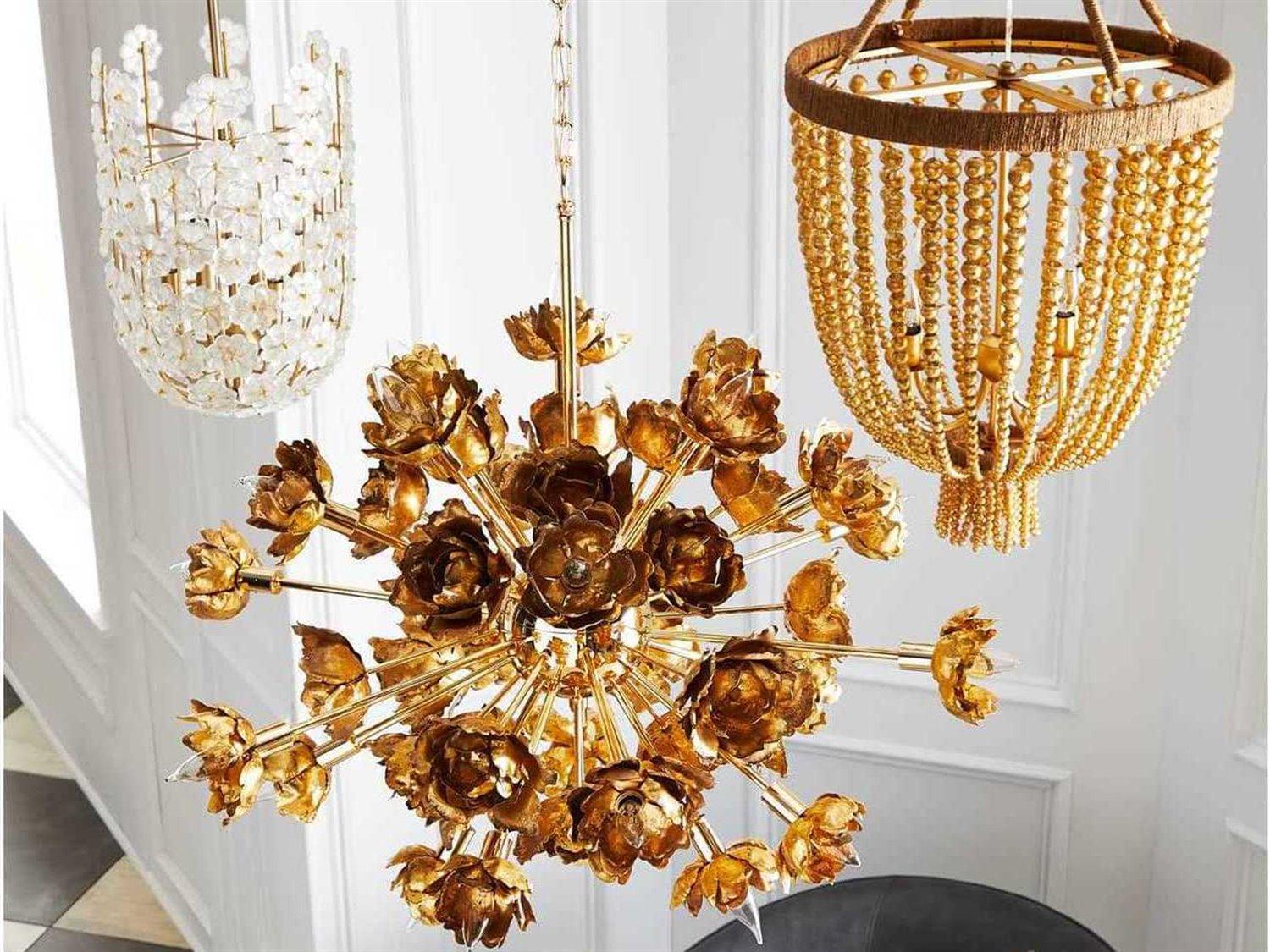 Regina Andrew Adeline 22-Light Gold Chandelier