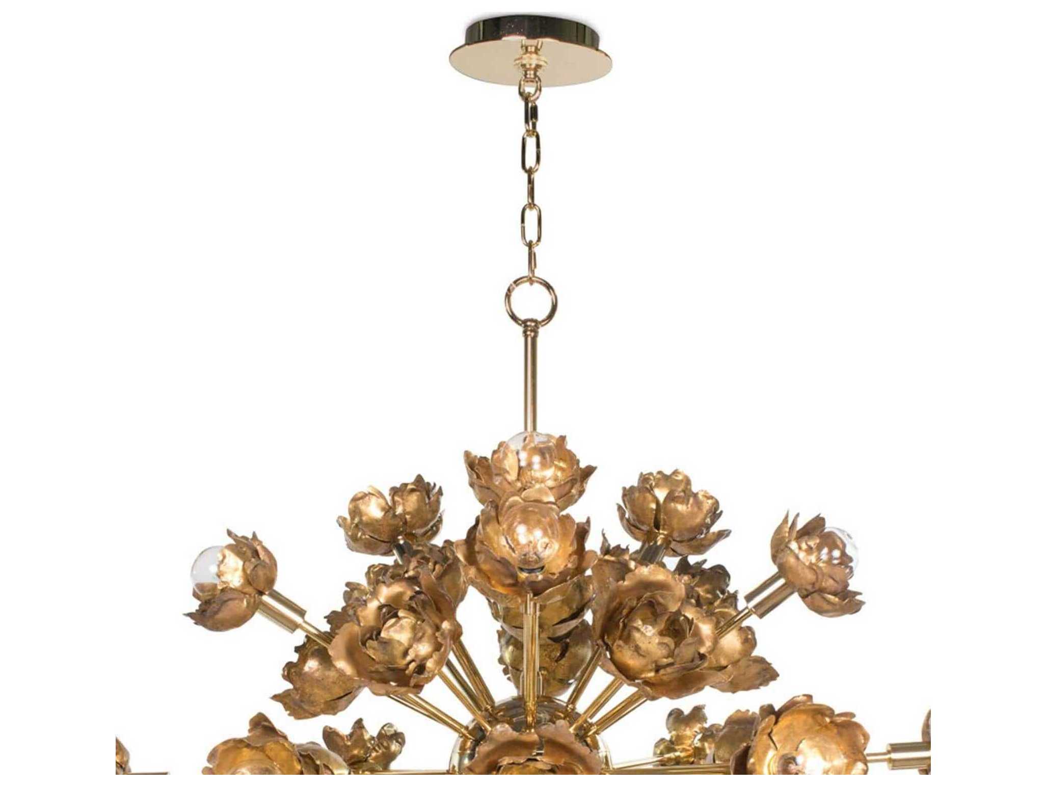 Regina Andrew Adeline 22-Light Gold Chandelier