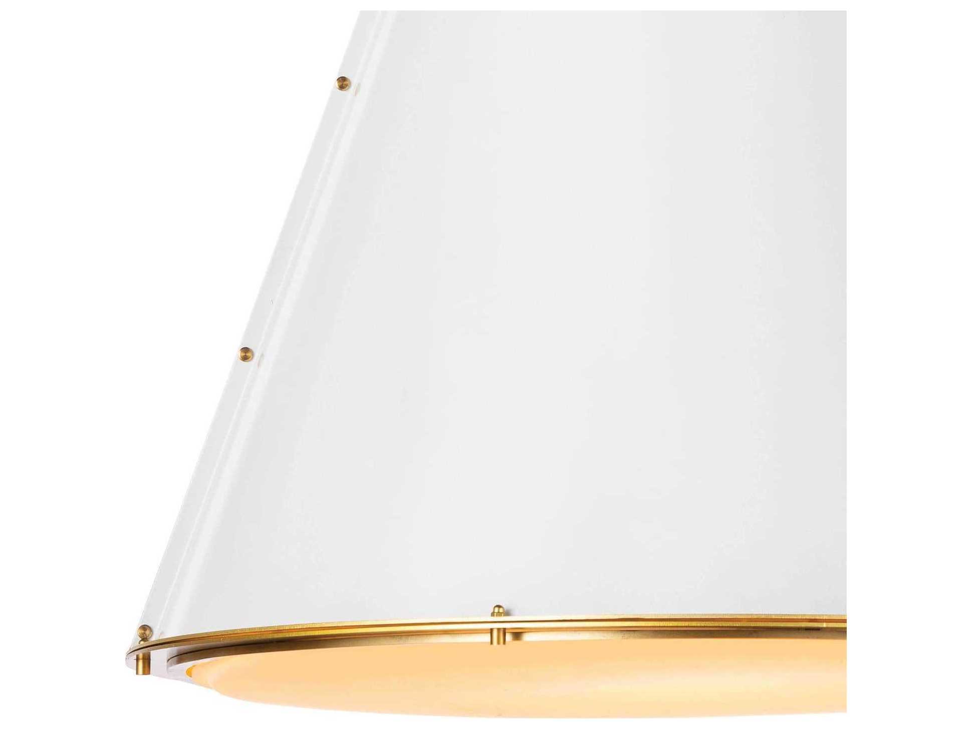 Regina Andrew French Maid 3-Light White Pendant