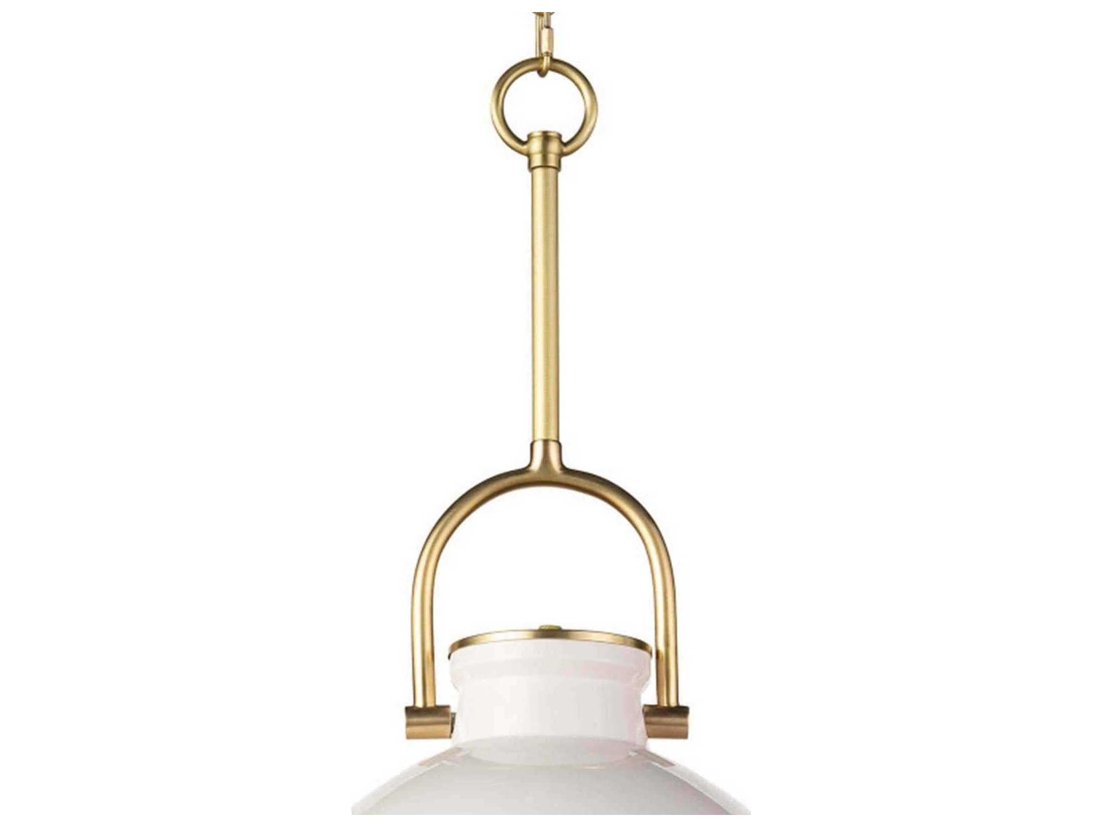 Regina Andrew Eloise 1-Light White Bell Pendant