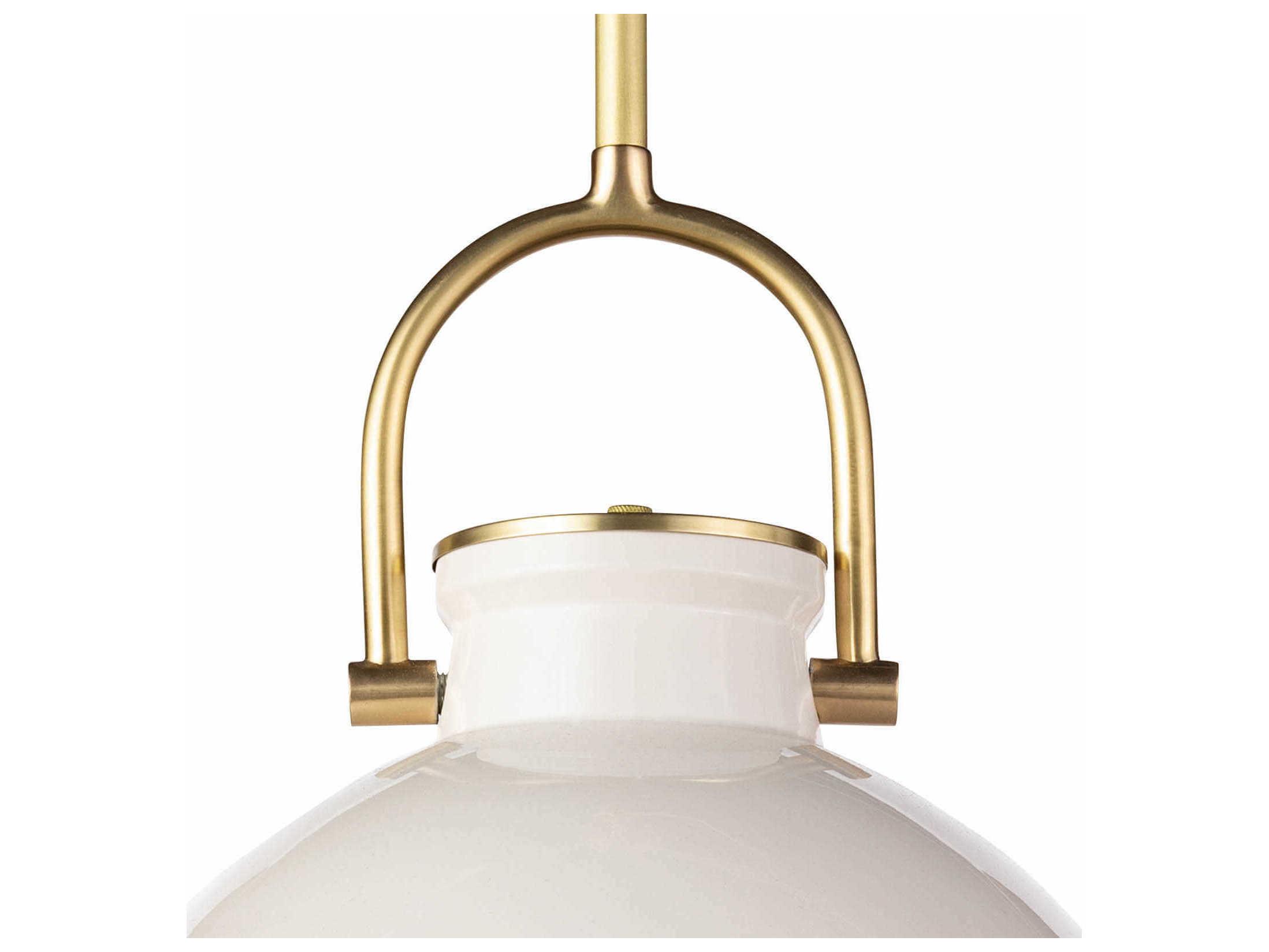 Regina Andrew Eloise 1-Light White Bell Pendant