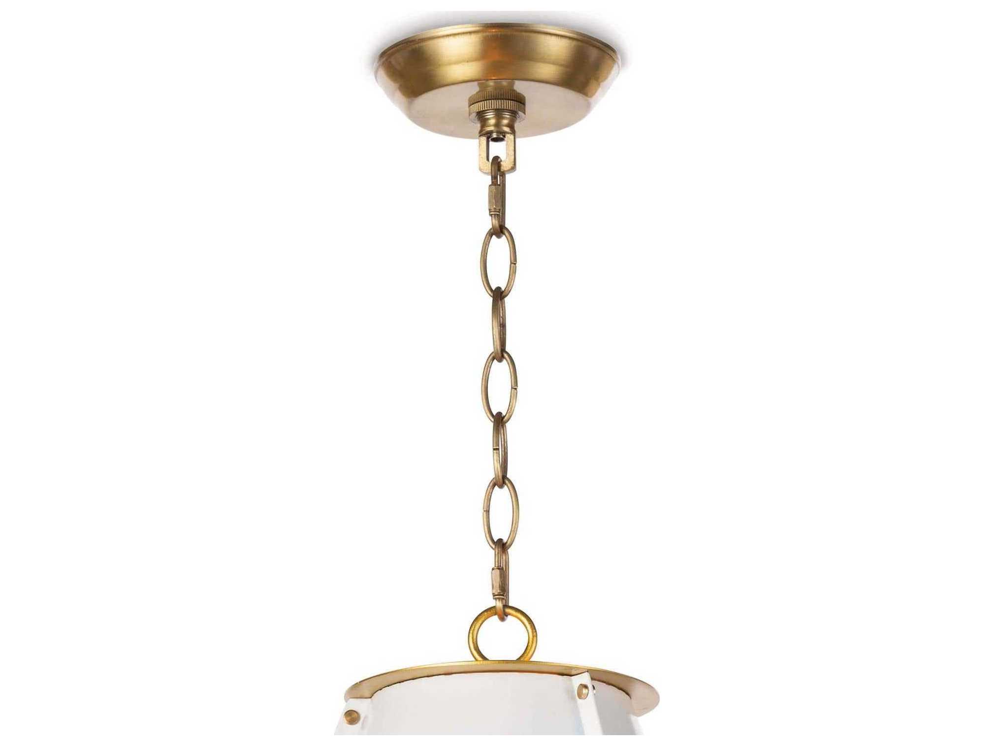 Regina Andrew French Maid 1-Light White Pendant