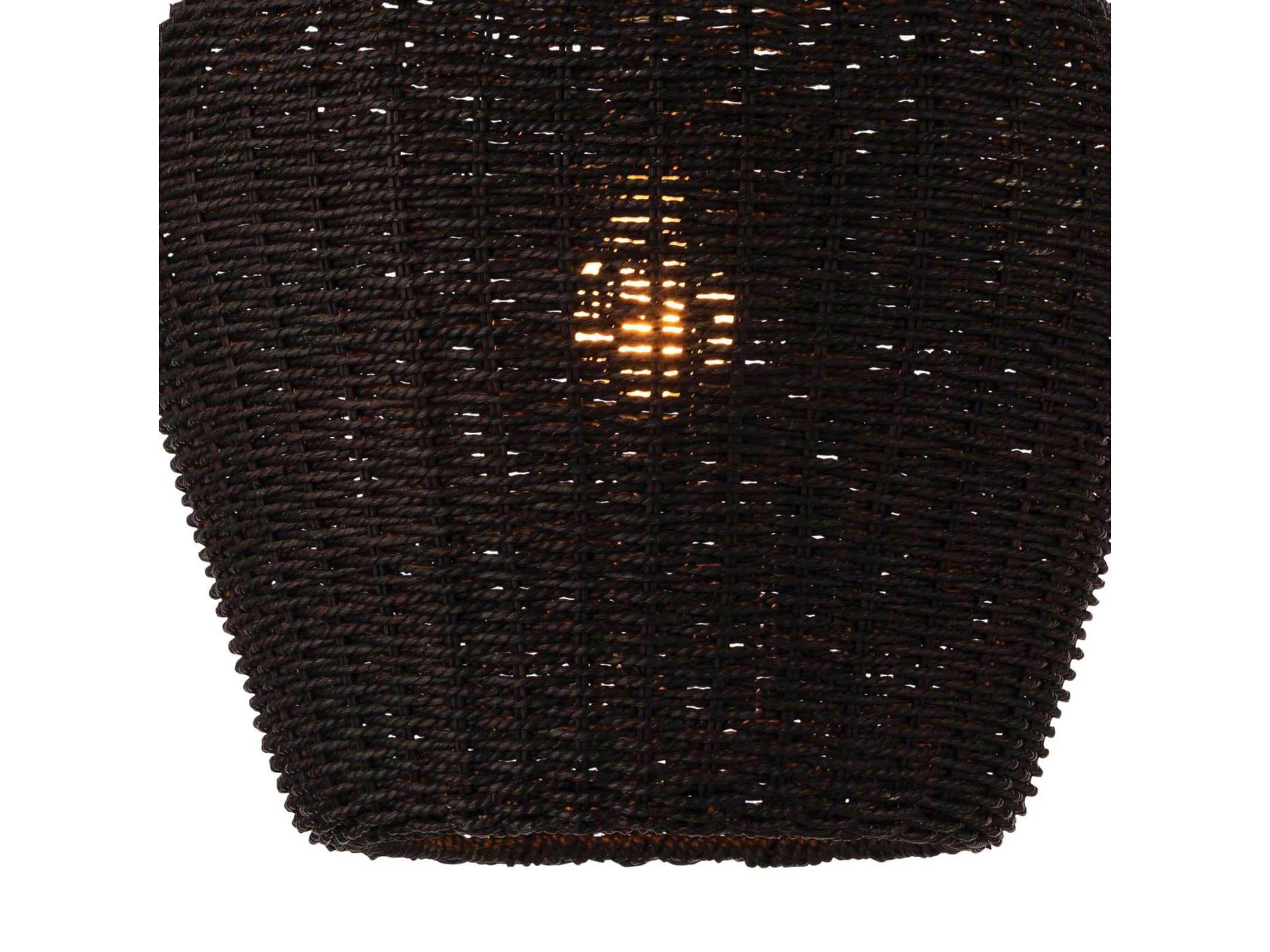 Regina Andrew 1-Light Black Dome Pendant